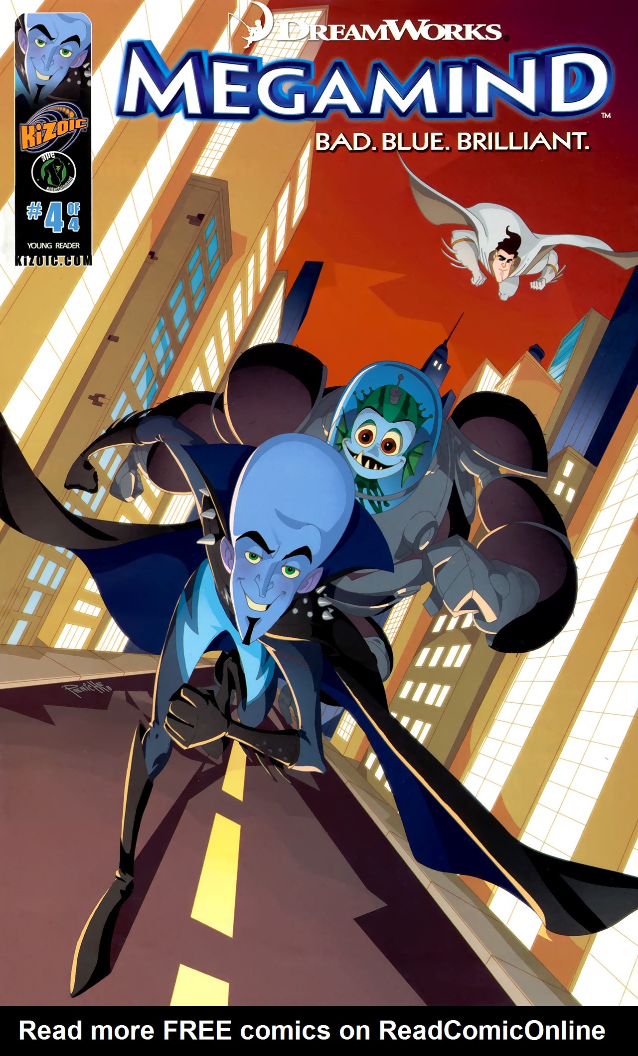 Read online Megamind: Bad. Blue. Brilliant. comic -  Issue #4 - 1