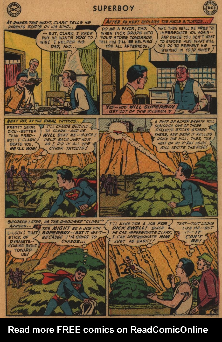 Read online Superboy (1949) comic -  Issue #50 - 8