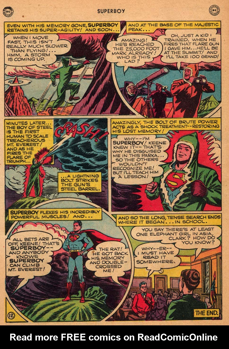 Read online Superboy (1949) comic -  Issue #2 - 42
