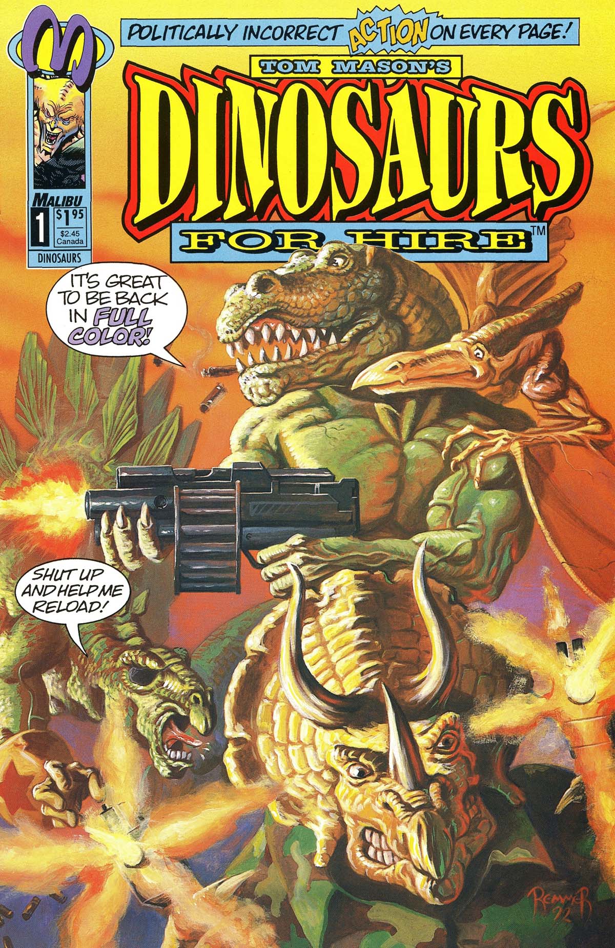 Read online Dinosaurs For Hire comic -  Issue #1 - 1