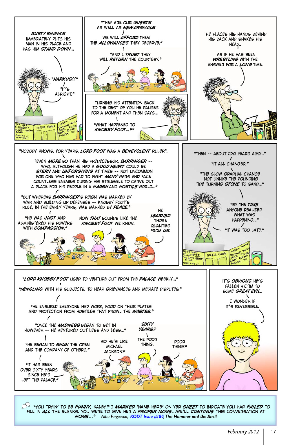 Read online Knights of the Dinner Table comic -  Issue #184 - 19