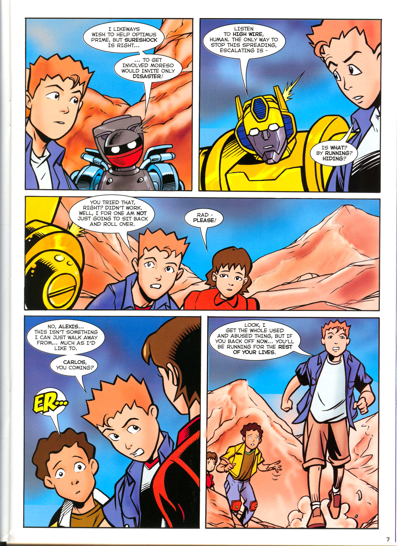 Read online Transformers: Armada (2003) comic -  Issue #2 - 6