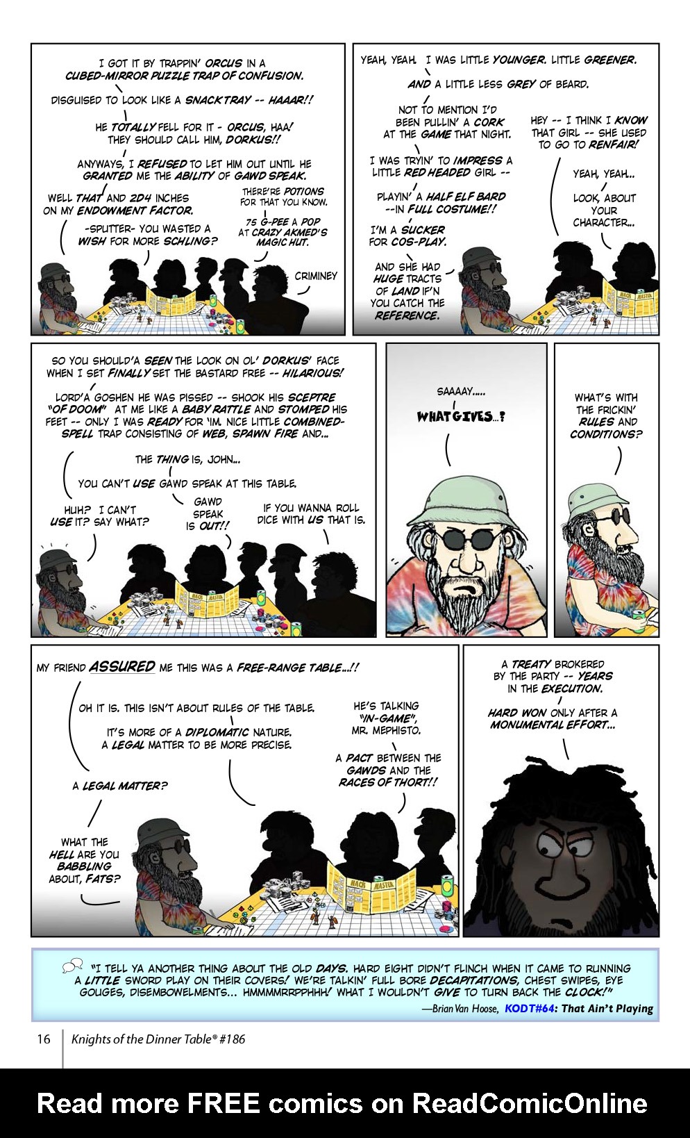 Read online Knights of the Dinner Table comic -  Issue #186 - 18