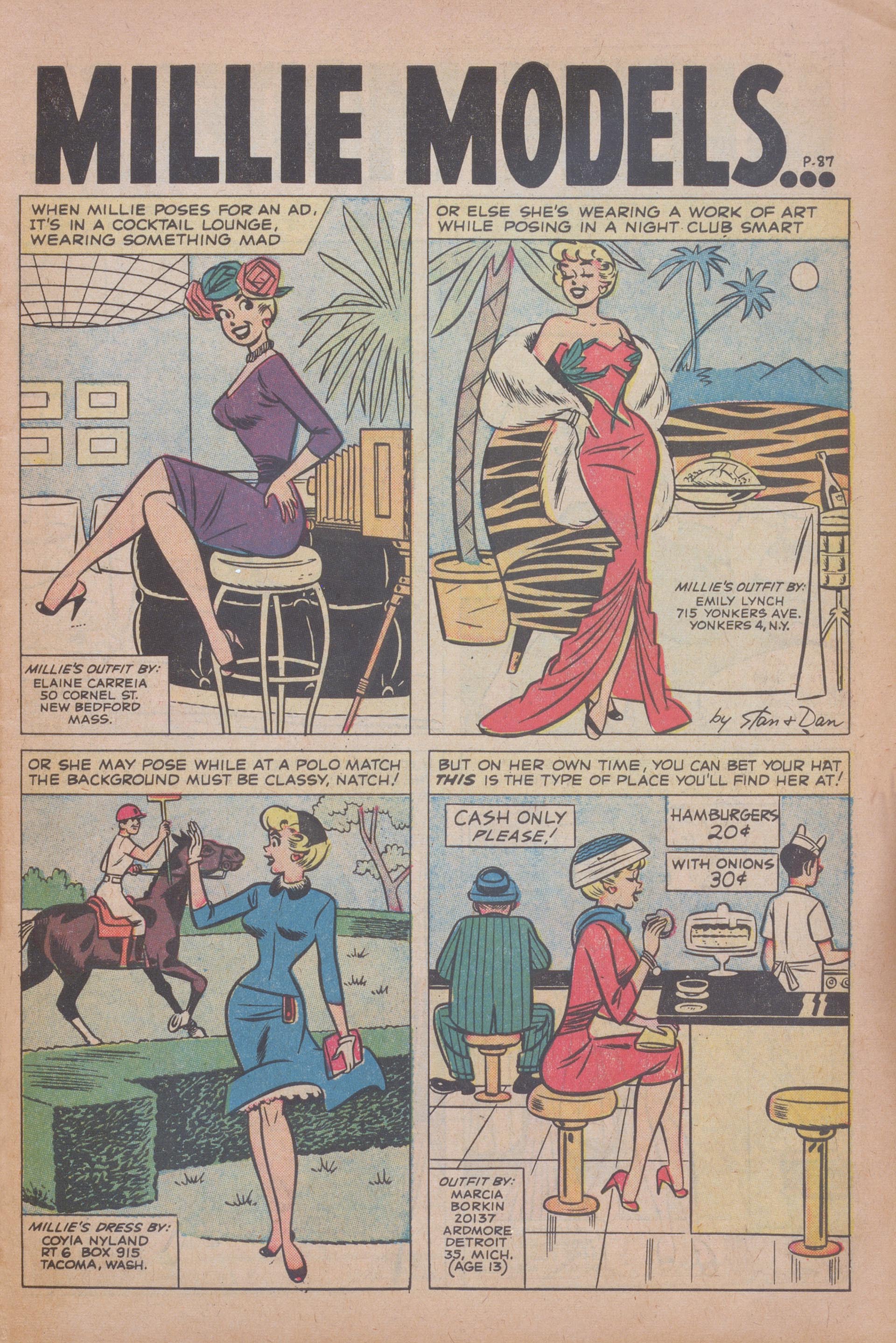 Read online Millie the Model comic -  Issue #85 - 7