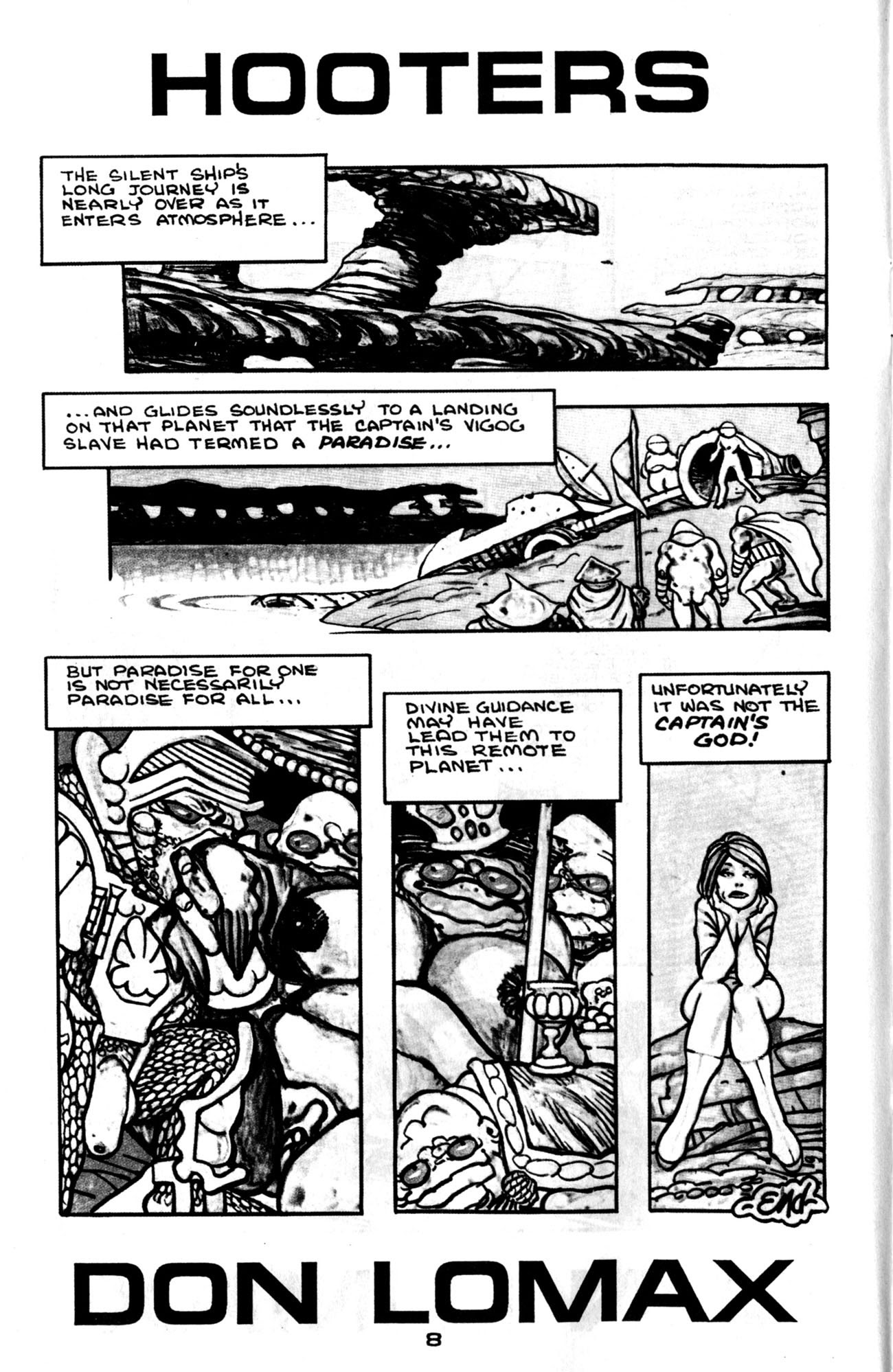 Read online Hooters comic -  Issue #1 - 10
