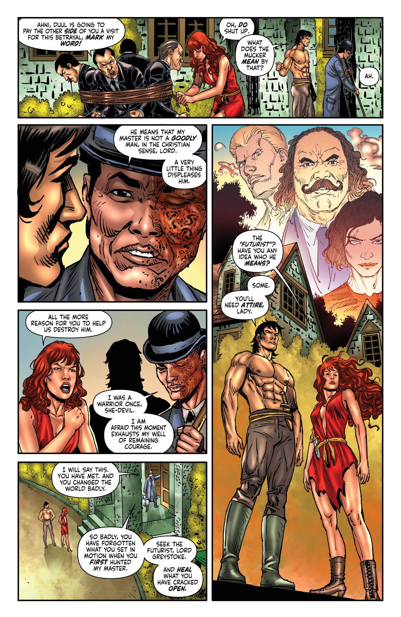 Read online Red Sonja/Tarzan comic -  Issue #2 - 23