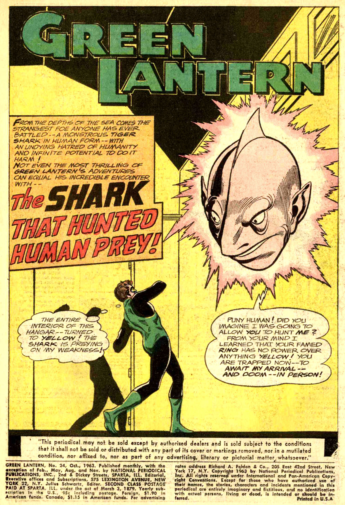 Read online Green Lantern (1960) comic -  Issue #24 - 3