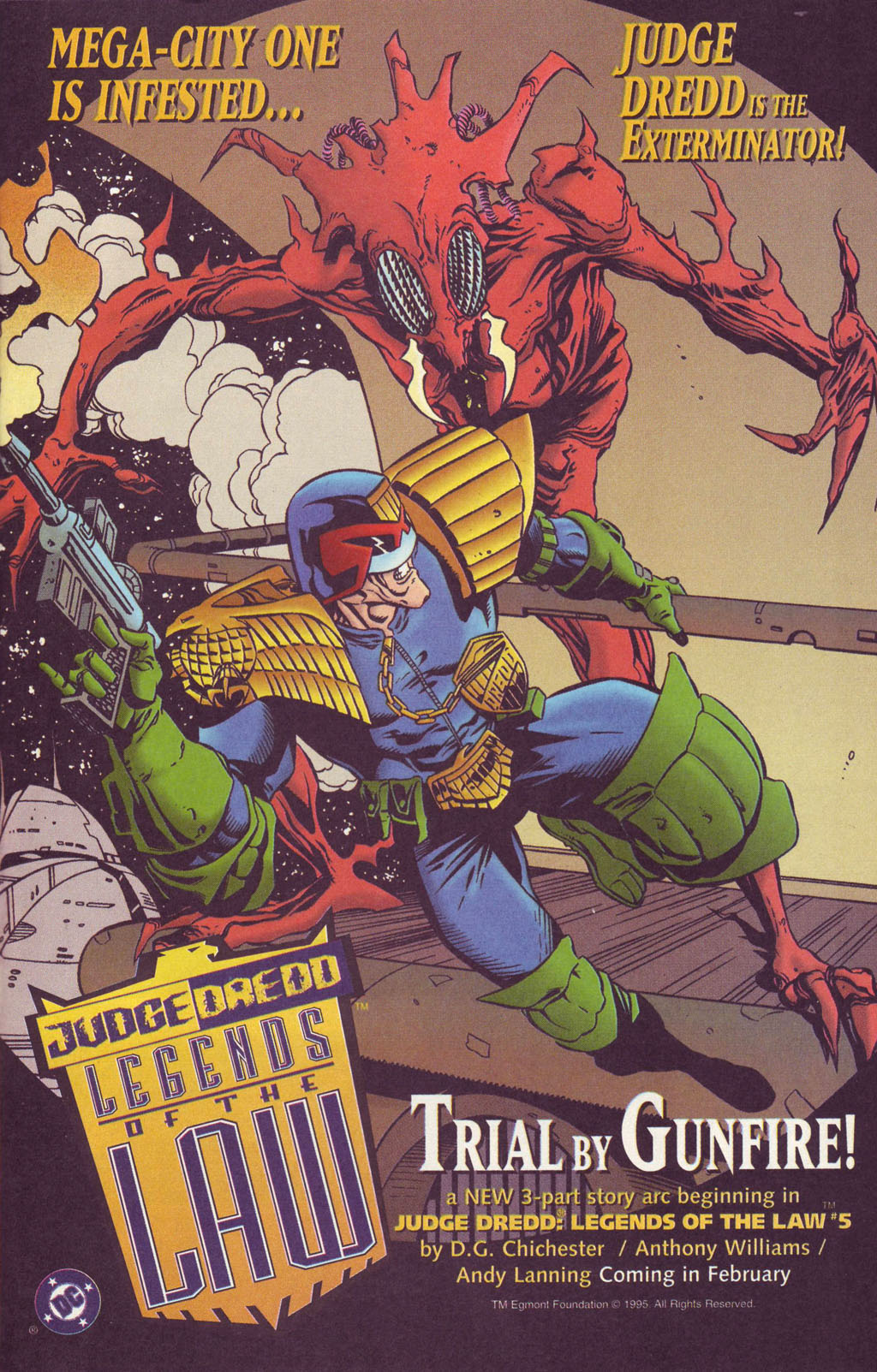 Read online Judge Dredd: Legends of the Law comic -  Issue #4 - 26