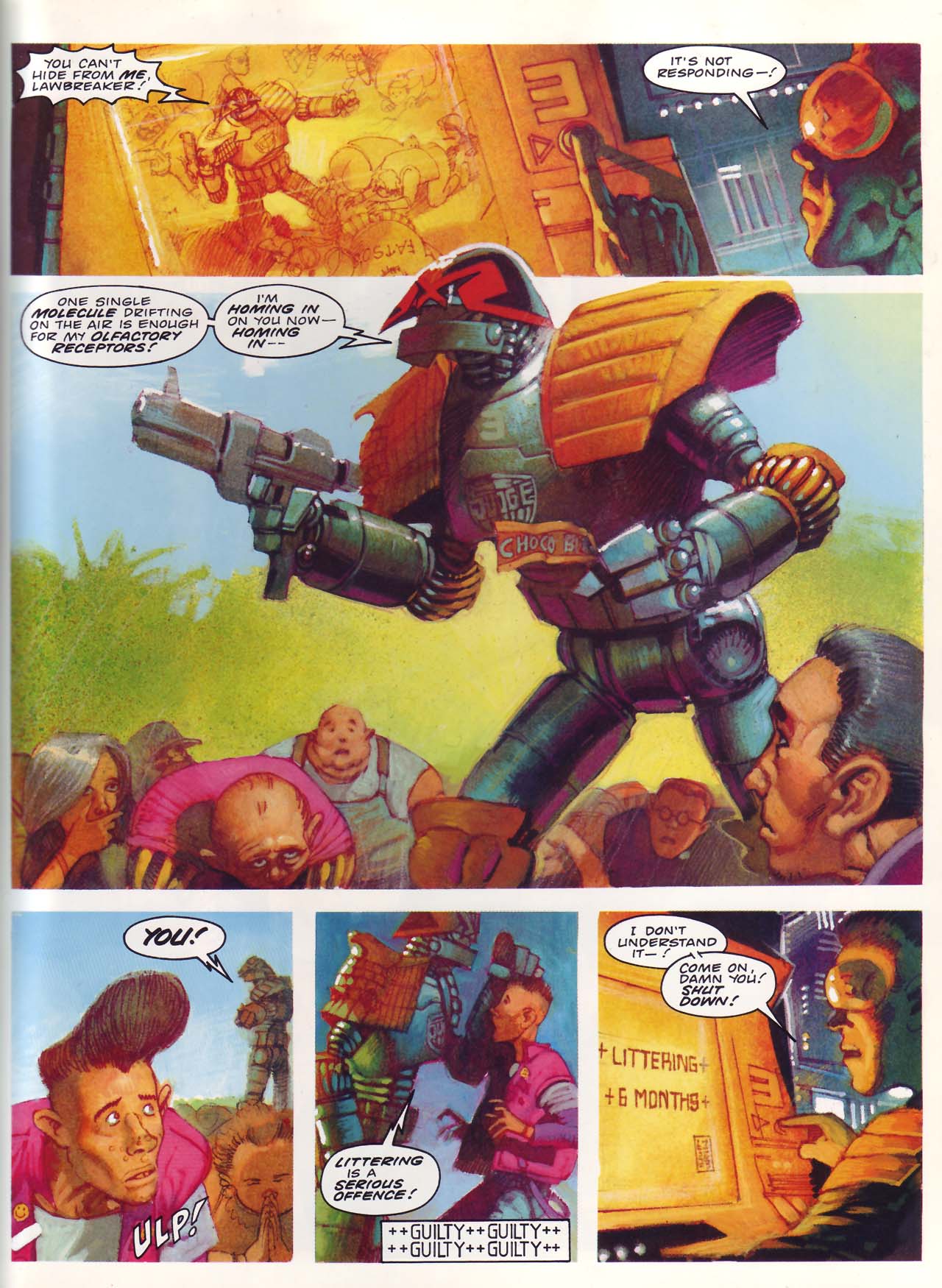 Read online Judge Dredd: Mechanismo comic -  Issue # TPB - 38