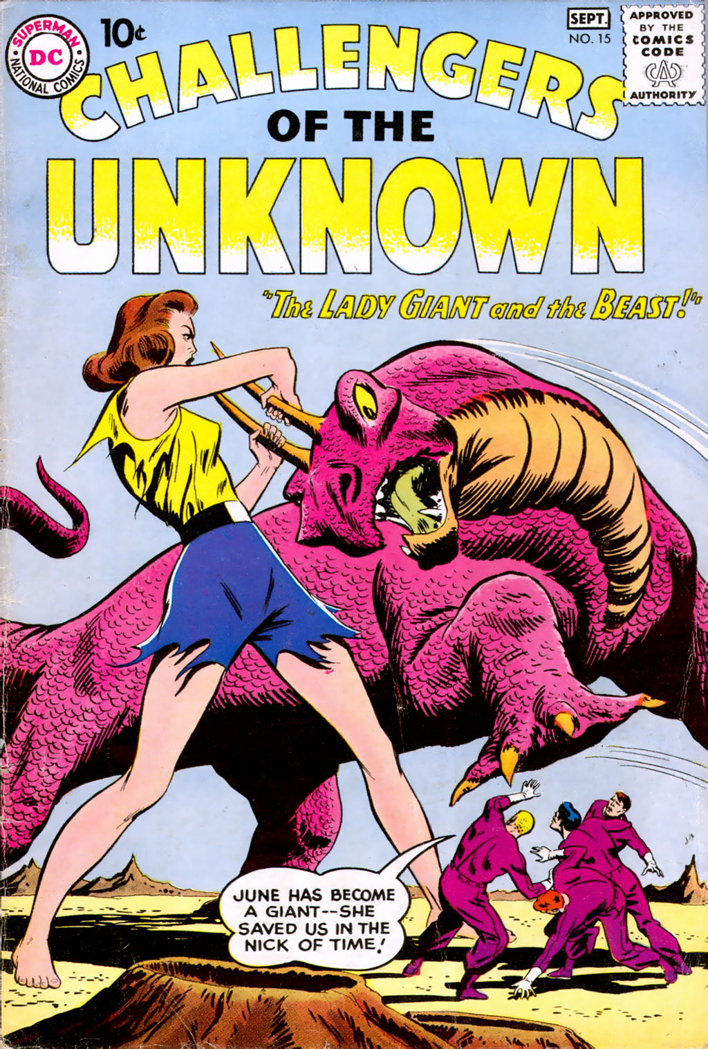 Read online Challengers of the Unknown (1958) comic -  Issue #15 - 1
