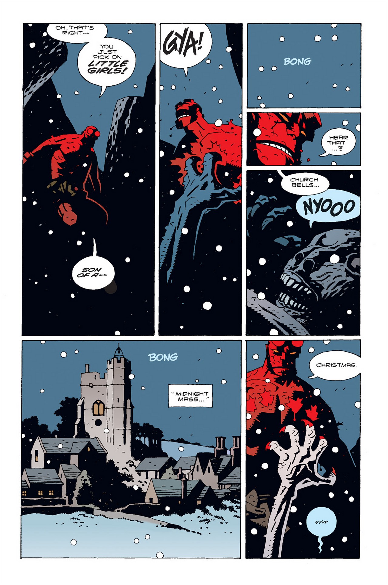 Read online Hellboy Christmas Underground comic -  Issue # Full - 21