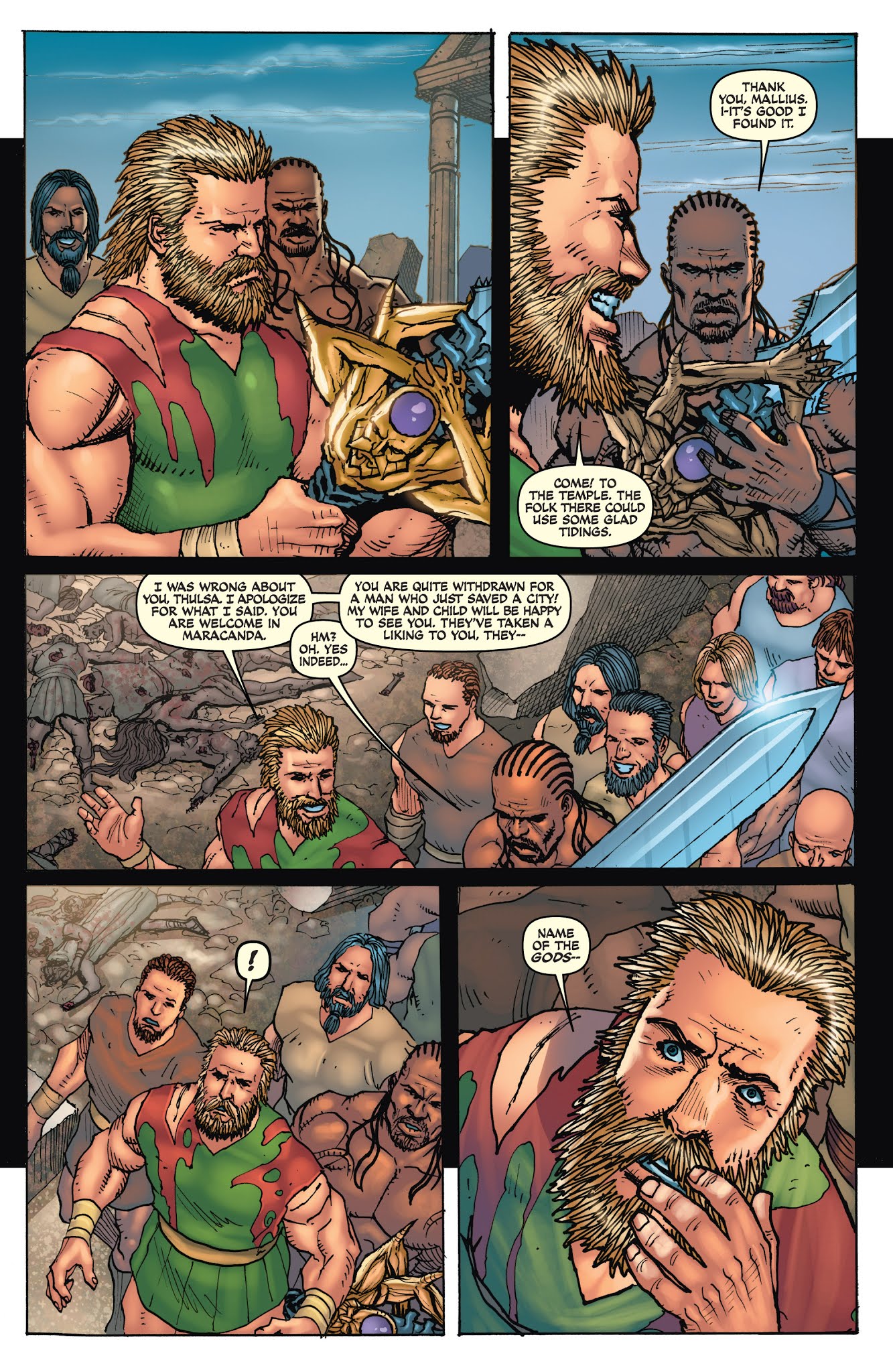 Read online Thulsa Doom comic -  Issue #4 - 9