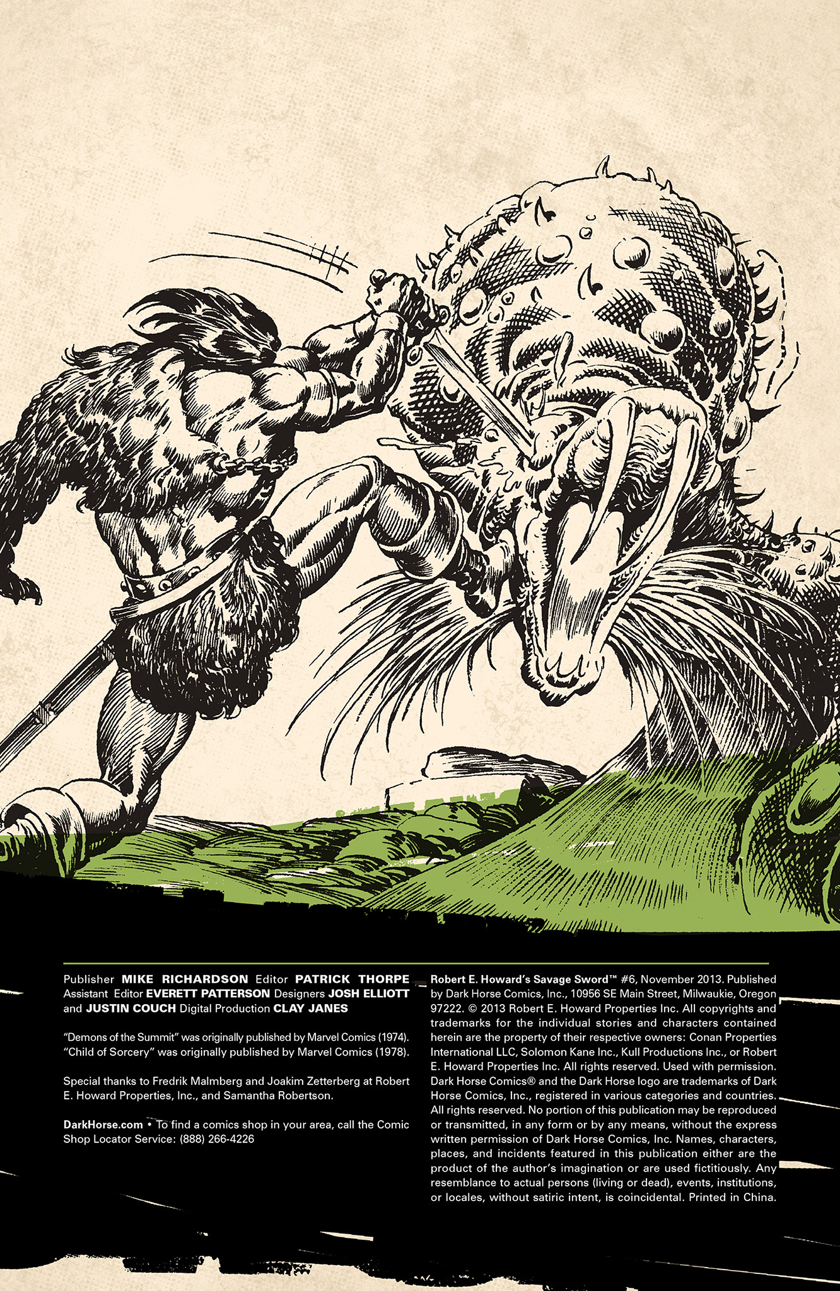 Read online Robert E. Howard's Savage Sword comic -  Issue #6 - 5