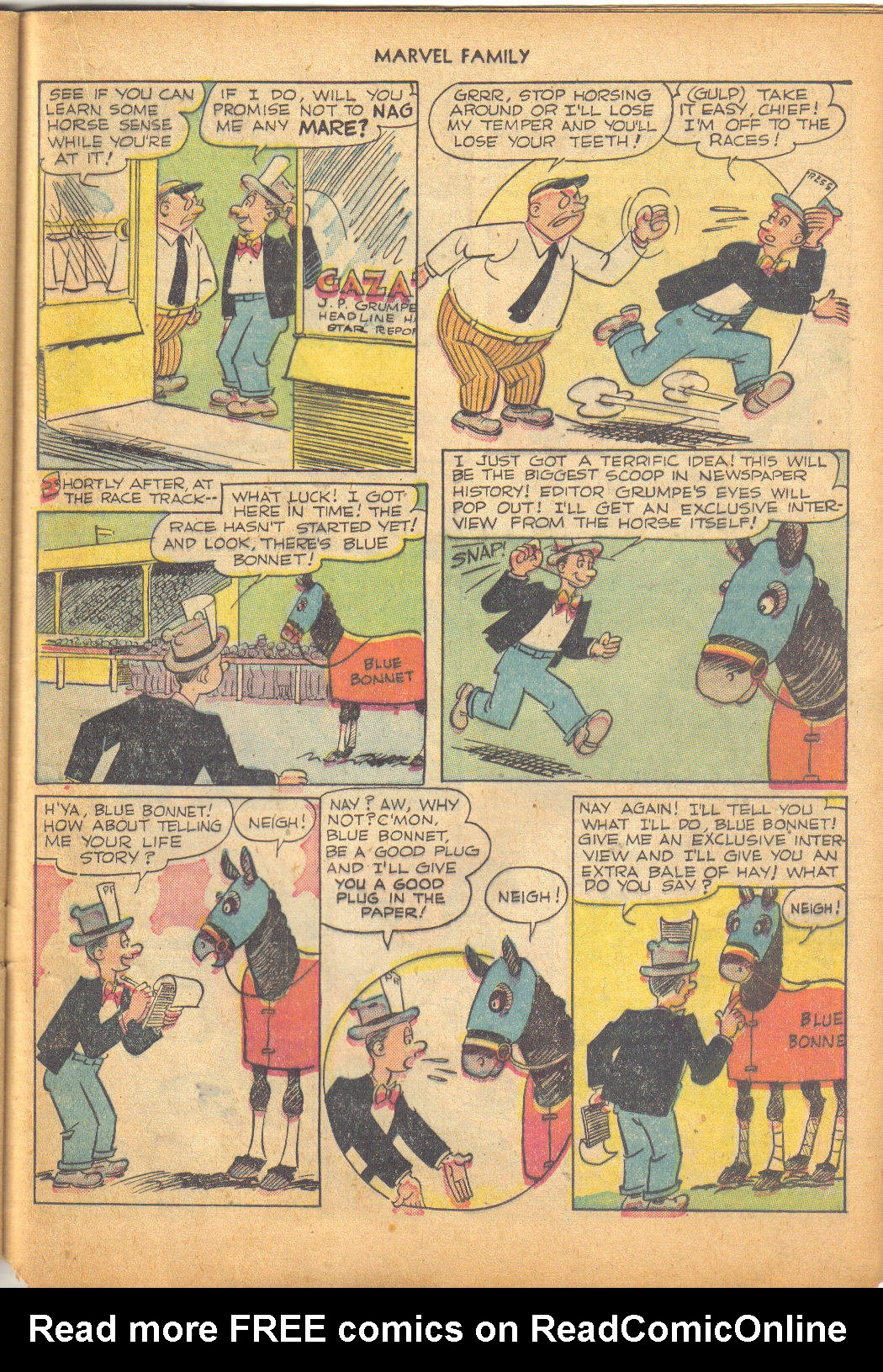 Read online The Marvel Family comic -  Issue #43 - 38