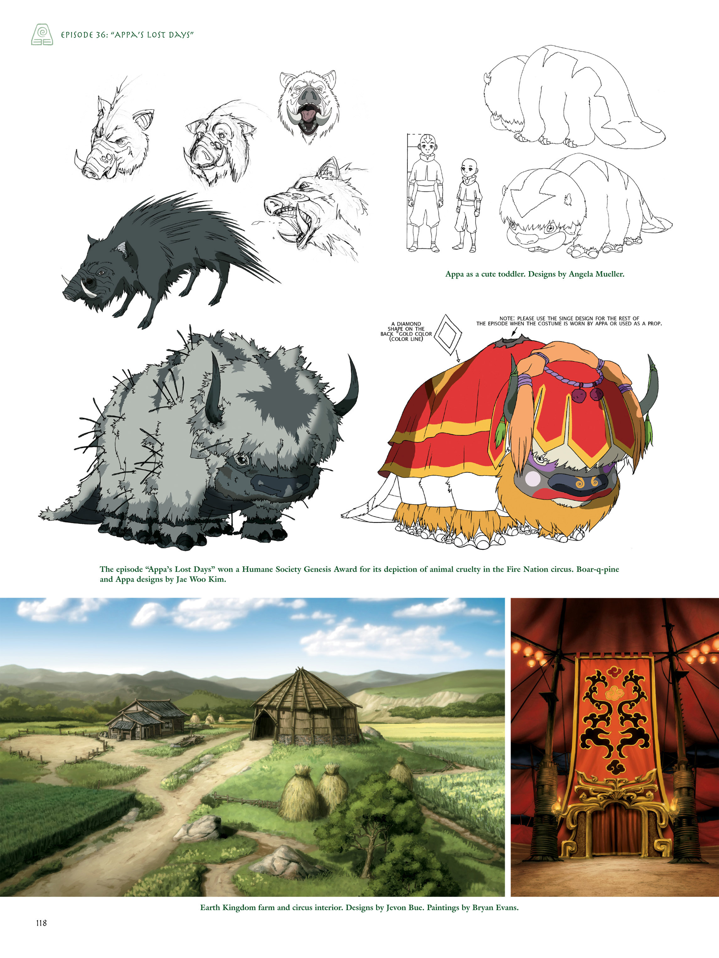 Read online Avatar: The Last Airbender - The Art of the Animated Series comic -  Issue # TPB (Part 2) - 17
