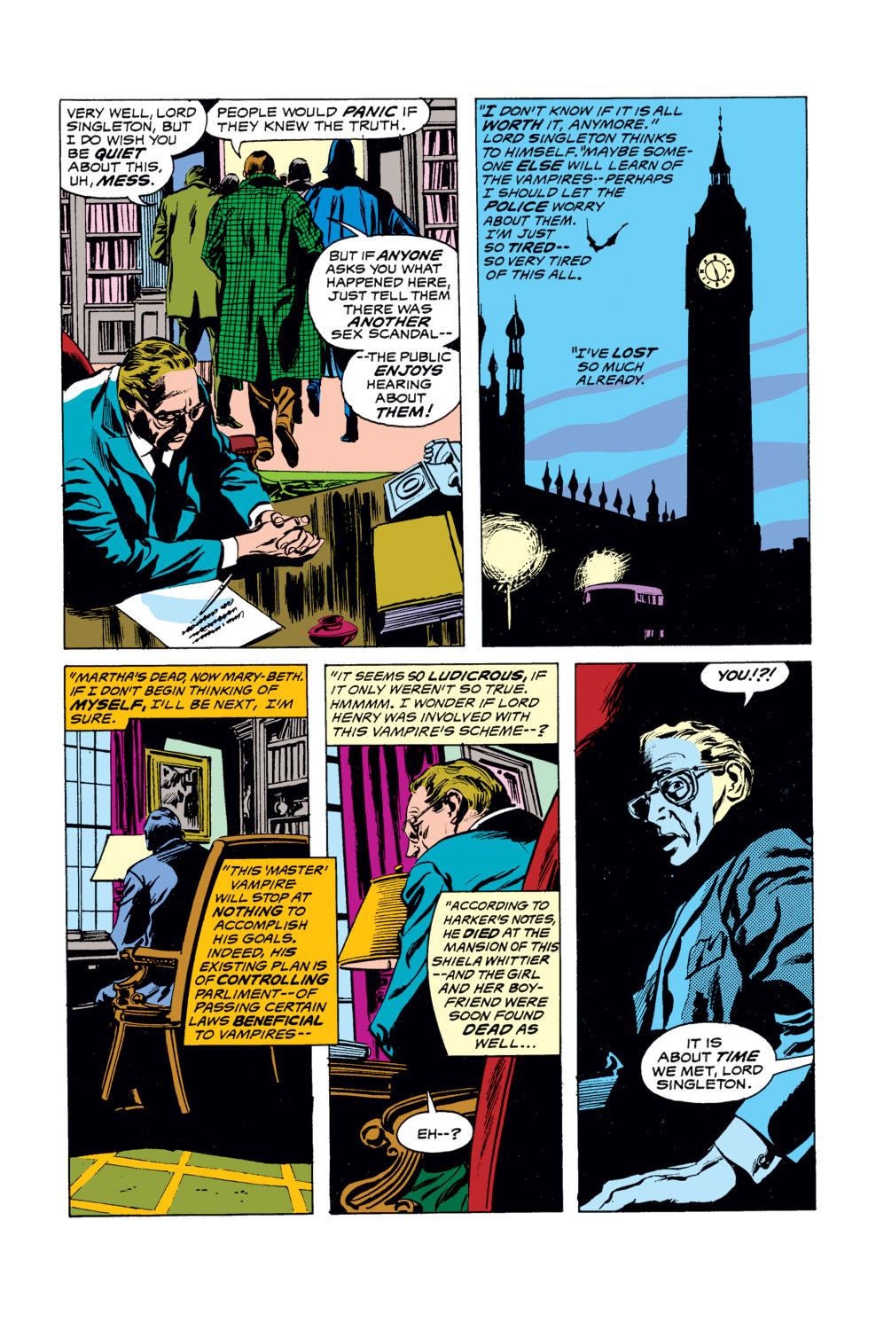 Read online Tomb of Dracula (1972) comic -  Issue #31 - 12