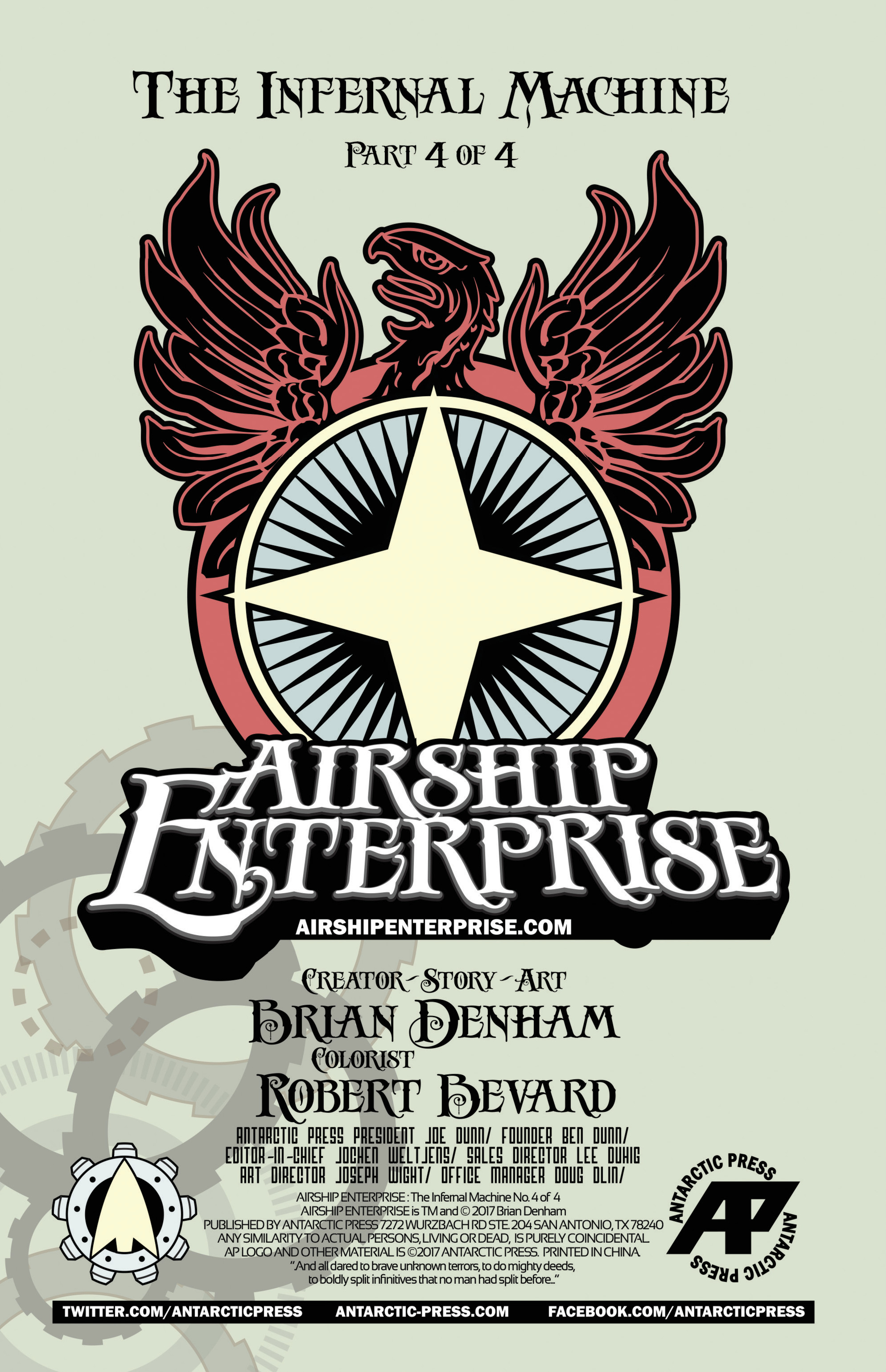 Read online Airship Enterprise: The Infernal Machine comic -  Issue #4 - 2