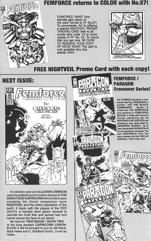 Read online Femforce comic -  Issue #55 - 35