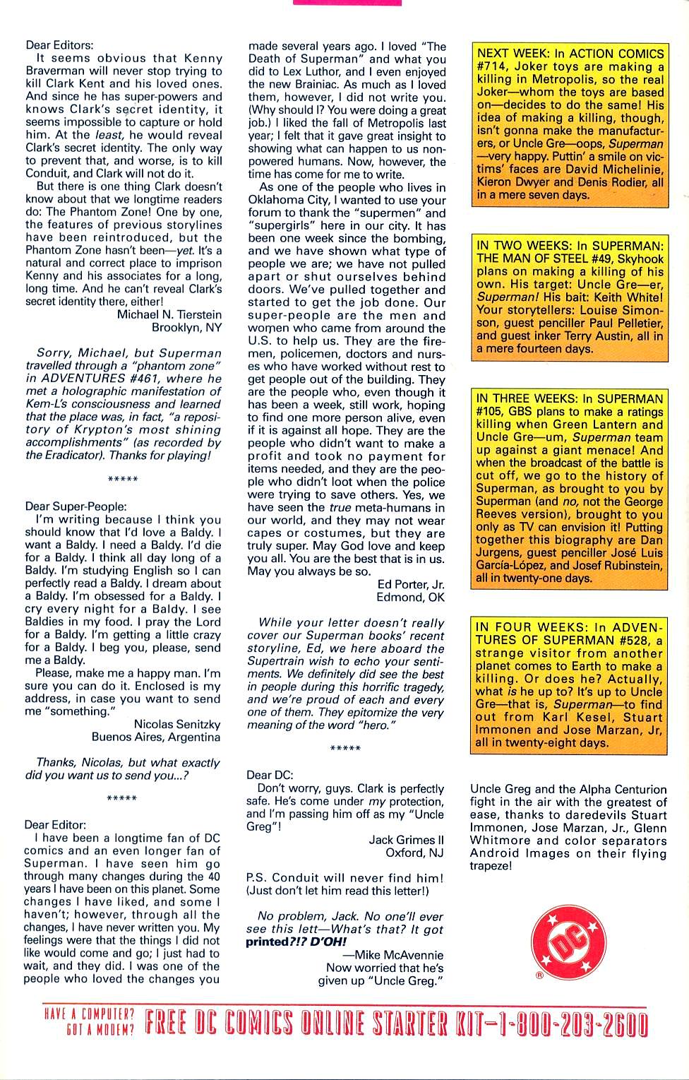 Read online Adventures of Superman (1987) comic -  Issue #527 - 25