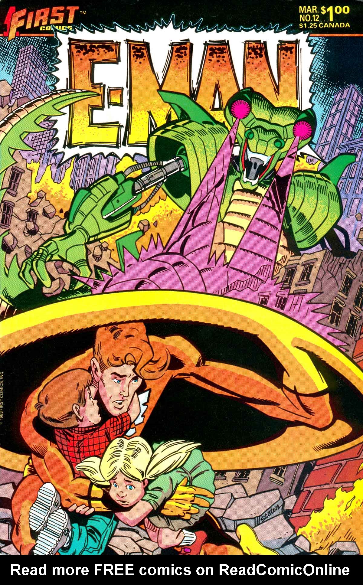 Read online E-Man (1983) comic -  Issue #12 - 1