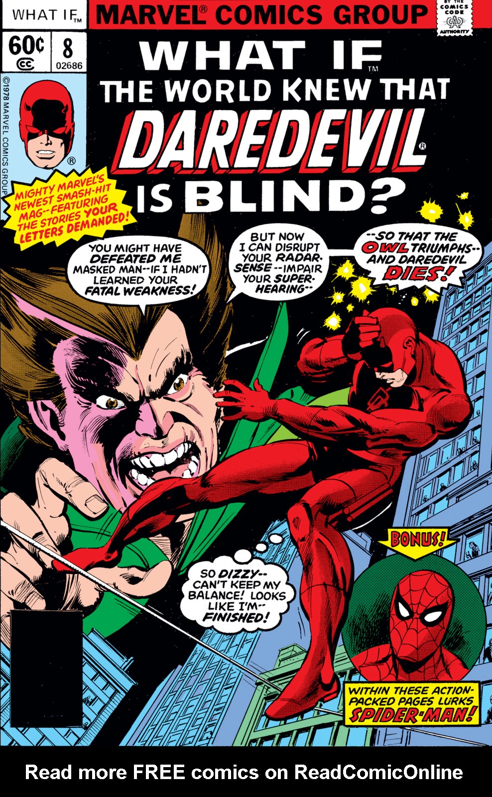 Read online What If? (1977) comic -  Issue #8 - The world knew that Daredevil is blind - 1