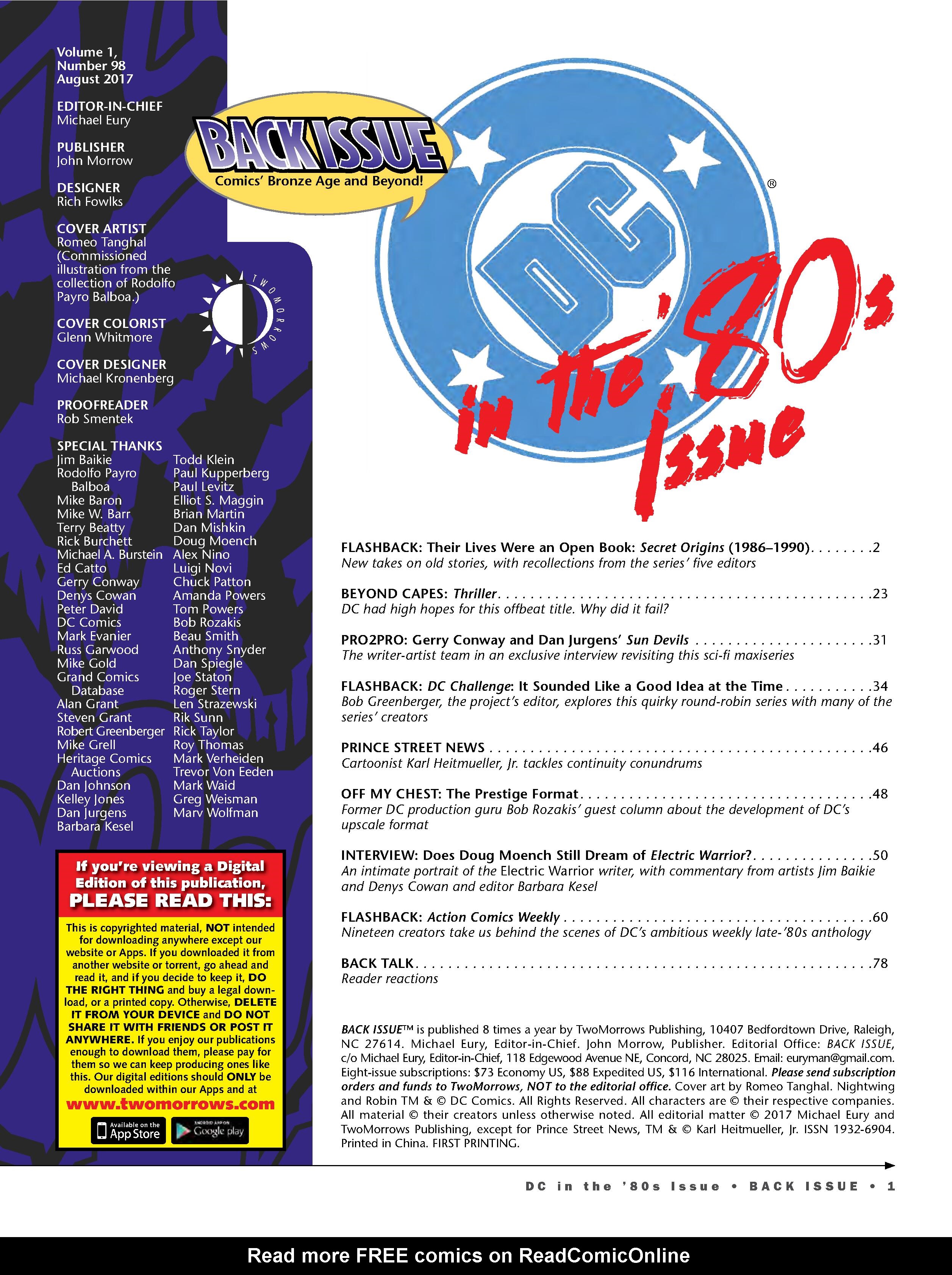 Read online Back Issue comic -  Issue #98 - 3