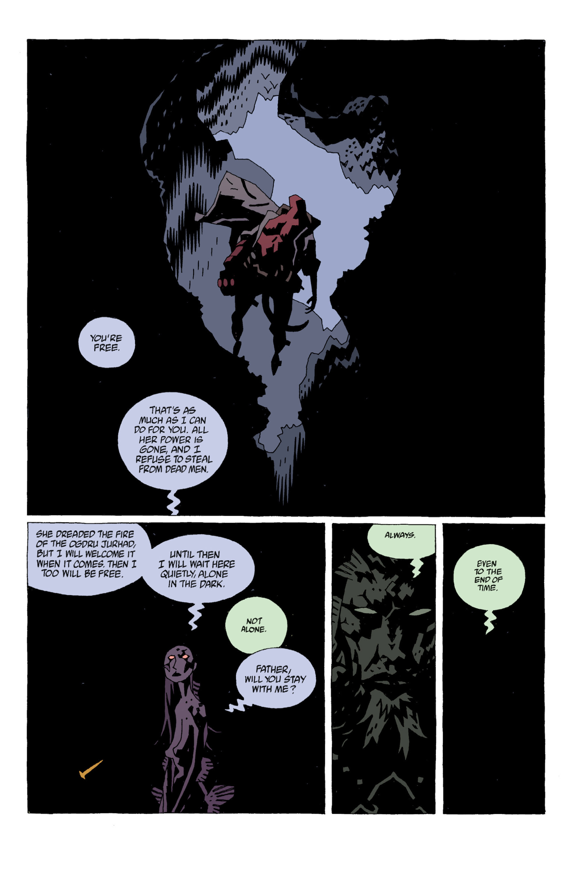 Read online Hellboy comic -  Issue #6 - 64