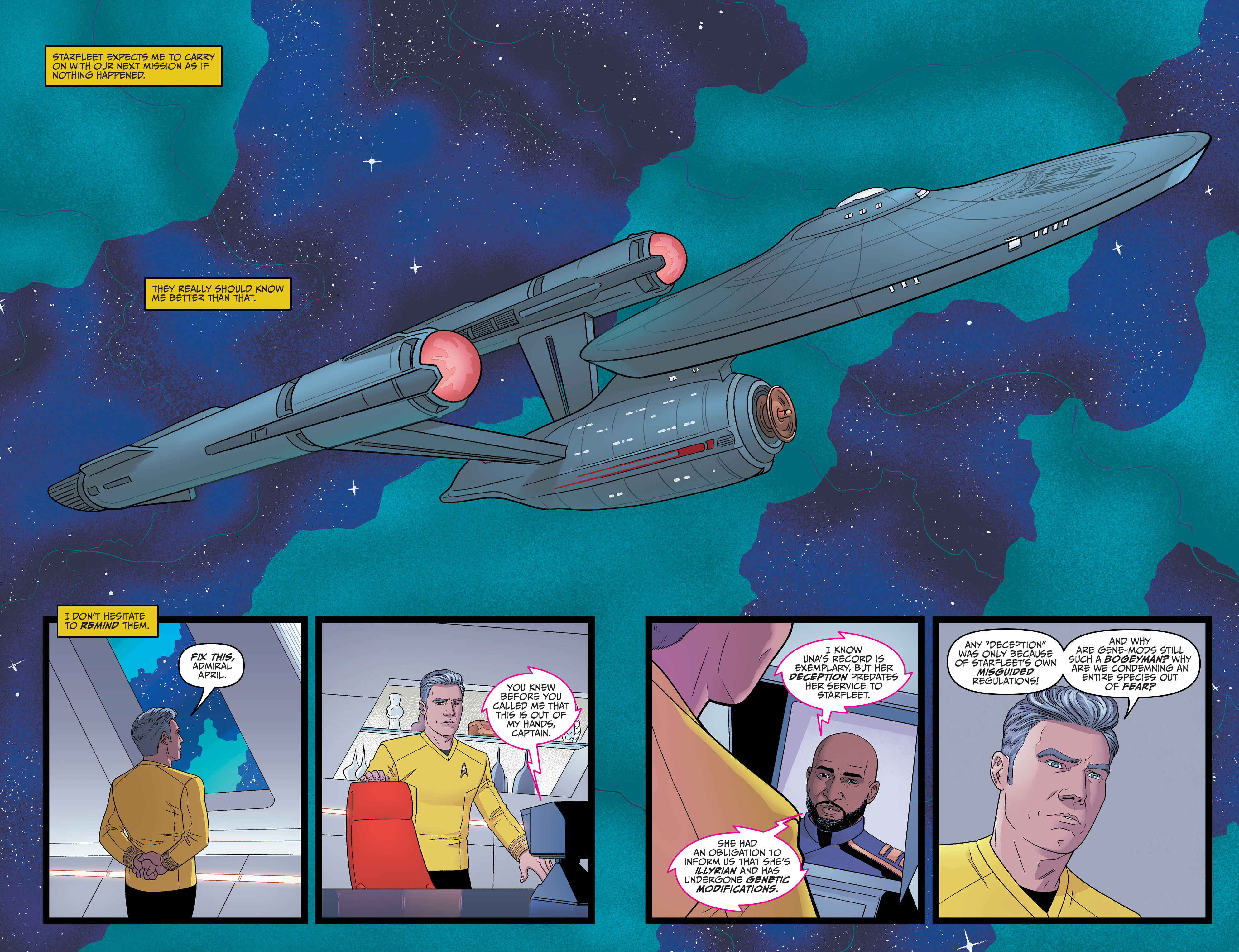 Read online Star Trek: Strange New Worlds - The Illyrian Enigma comic -  Issue #1 - 4