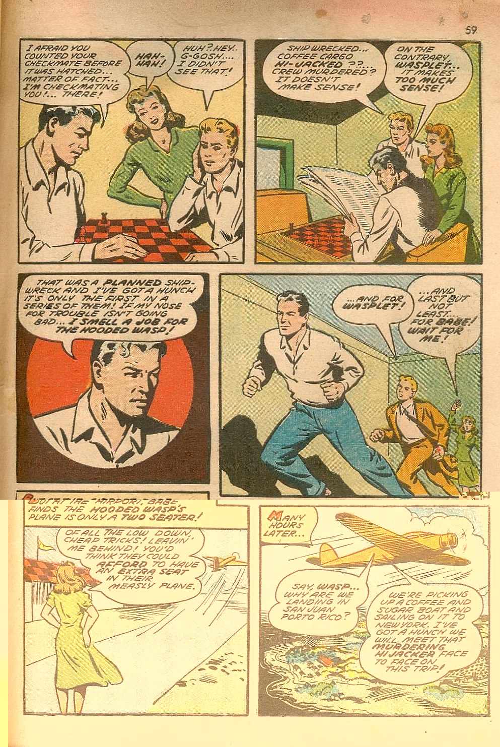Read online Shadow Comics comic -  Issue #26 - 59