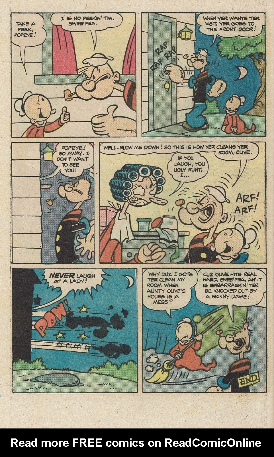 Read online Popeye (1948) comic -  Issue #135 - 32
