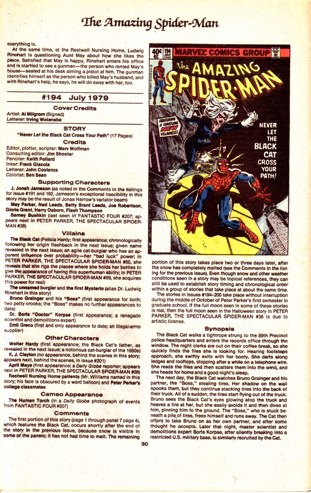 Read online The Official Marvel Index to The Amazing Spider-Man comic -  Issue #8 - 32