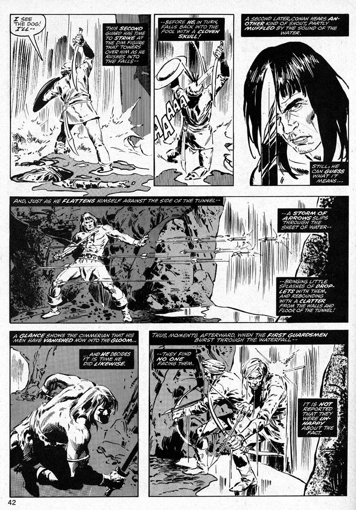 Read online The Savage Sword Of Conan comic -  Issue #38 - 42