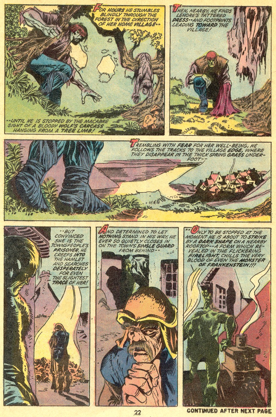 Read online Frankenstein (1973) comic -  Issue #5 - 17