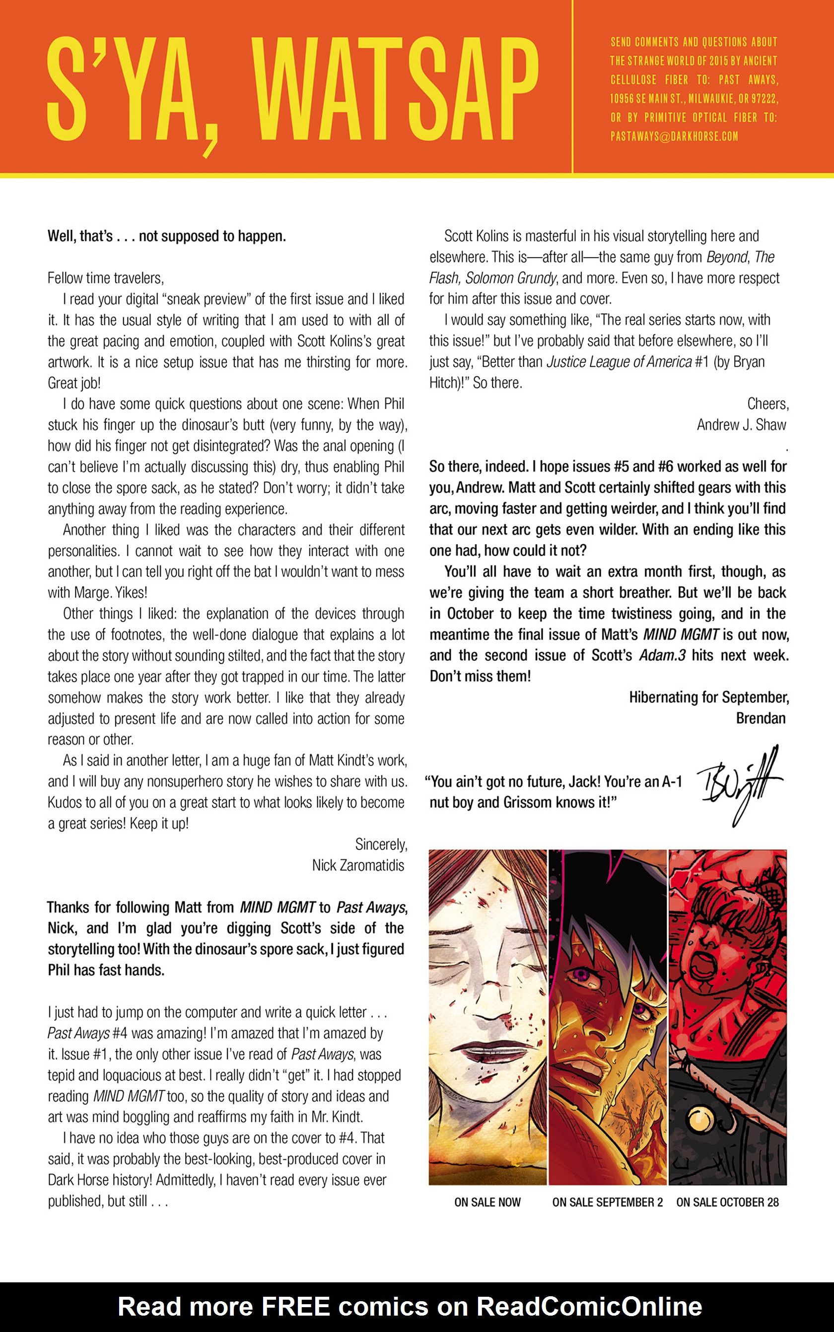 Read online Past Aways comic -  Issue #6 - 27