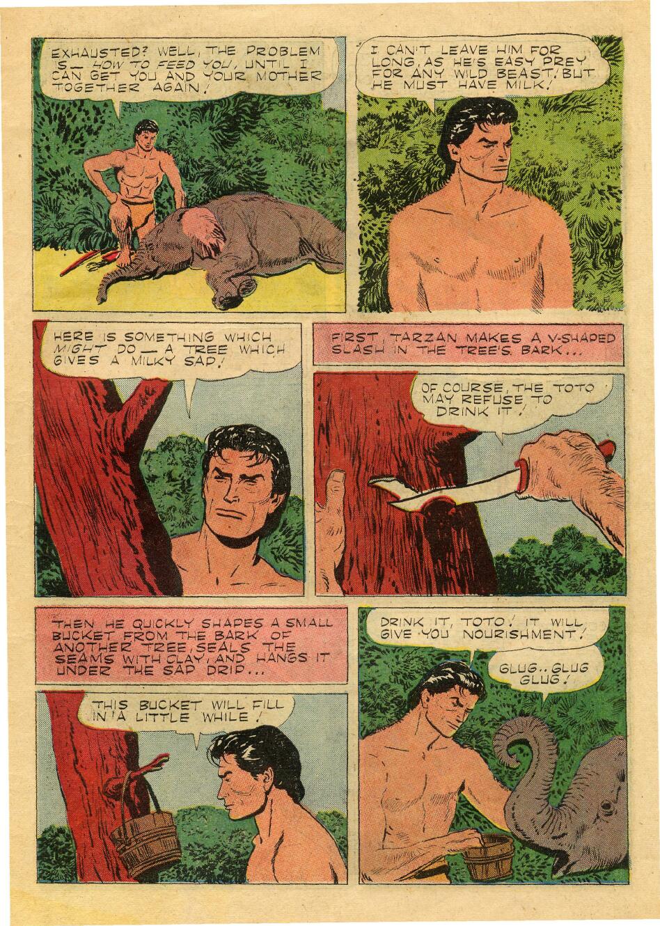 Read online Tarzan (1948) comic -  Issue #76 - 7