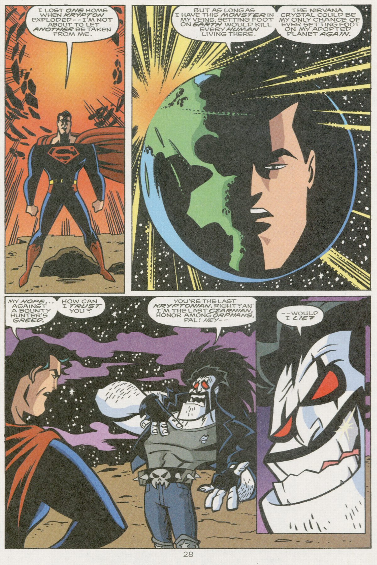 Read online Superman Adventures comic -  Issue # _Special - Superman vs Lobo - 29