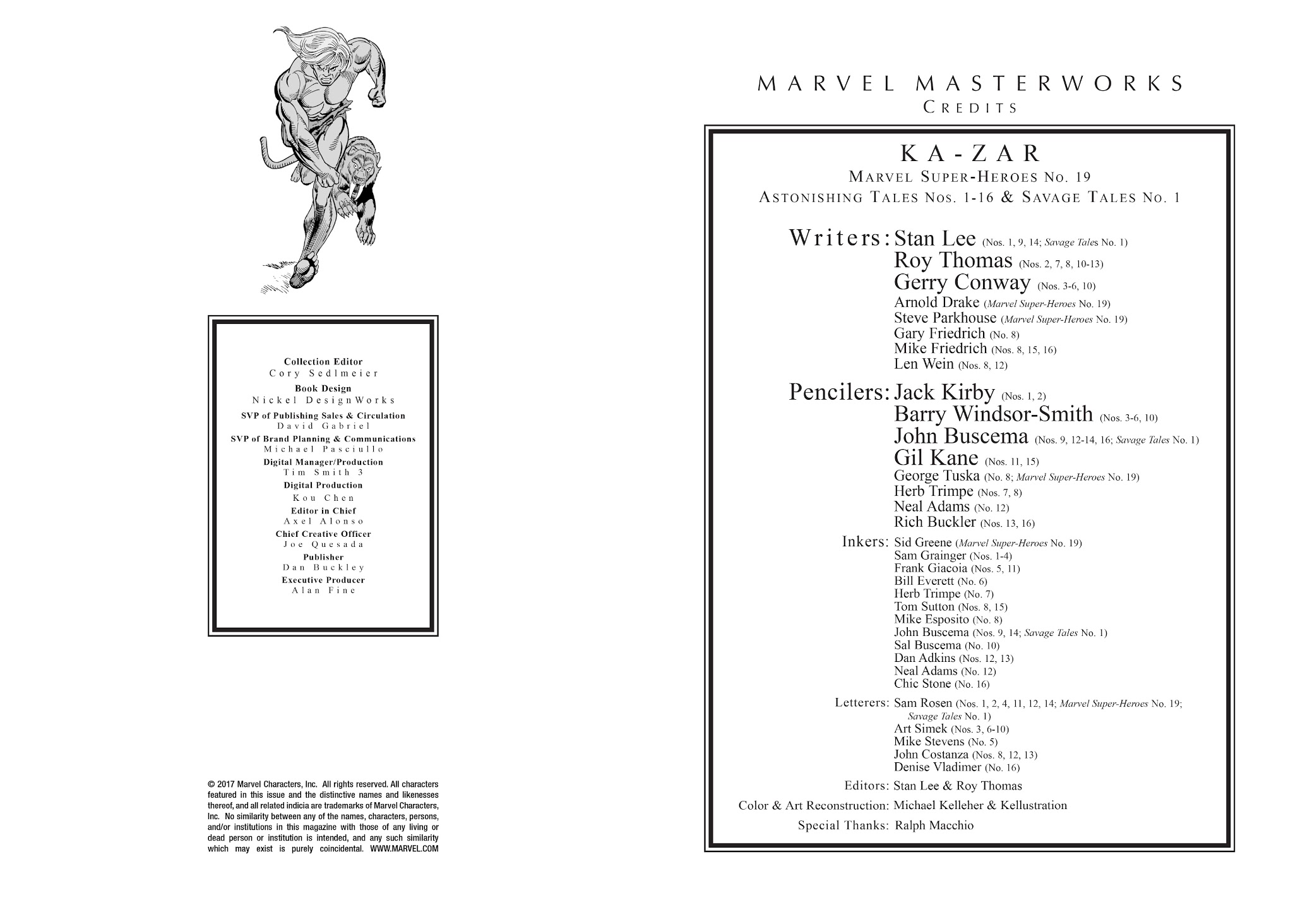 Read online Marvel Masterworks: Ka-Zar comic -  Issue # TPB 1 (Part 1) - 3