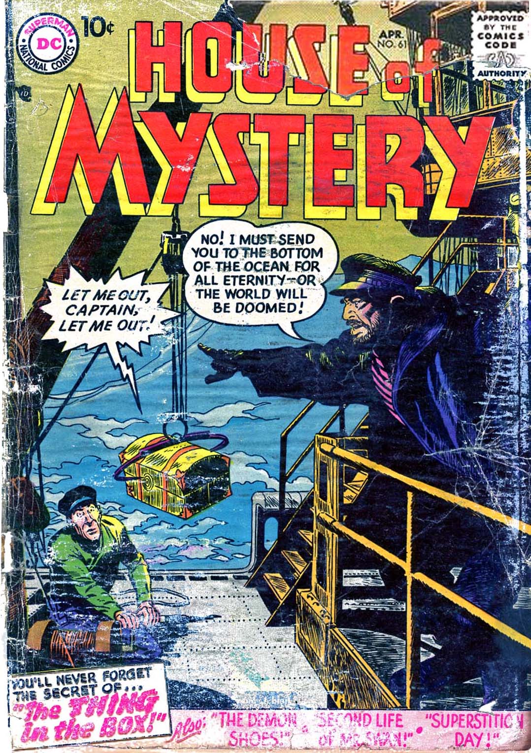 Read online House of Mystery (1951) comic -  Issue #61 - 1