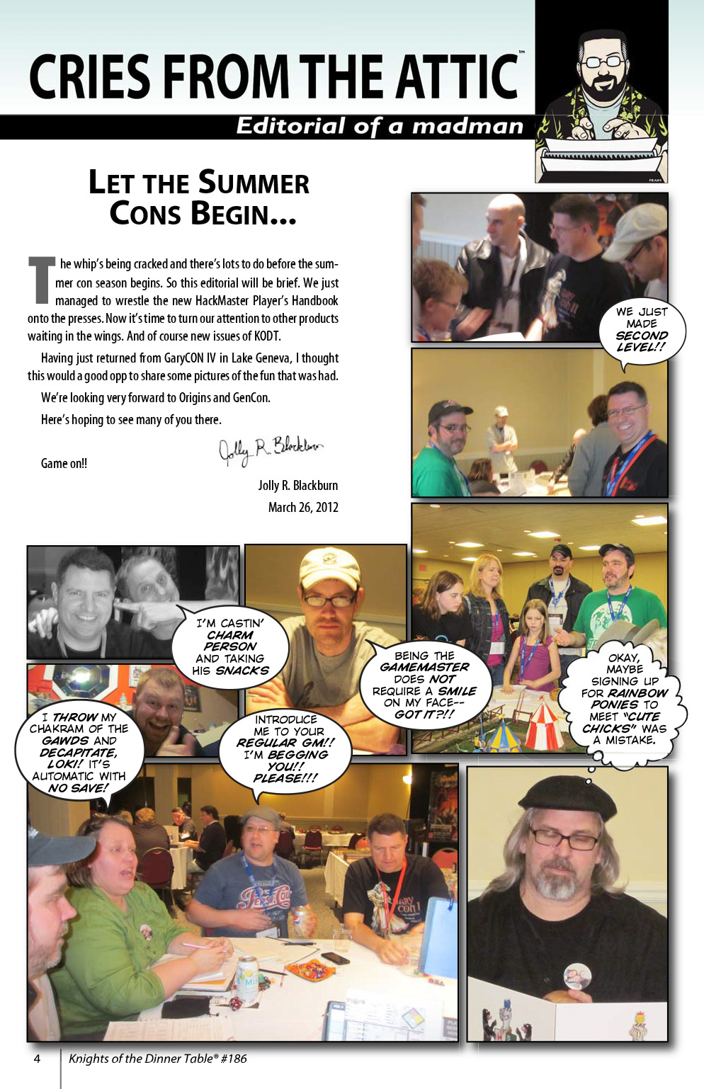 Read online Knights of the Dinner Table comic -  Issue #186 - 6