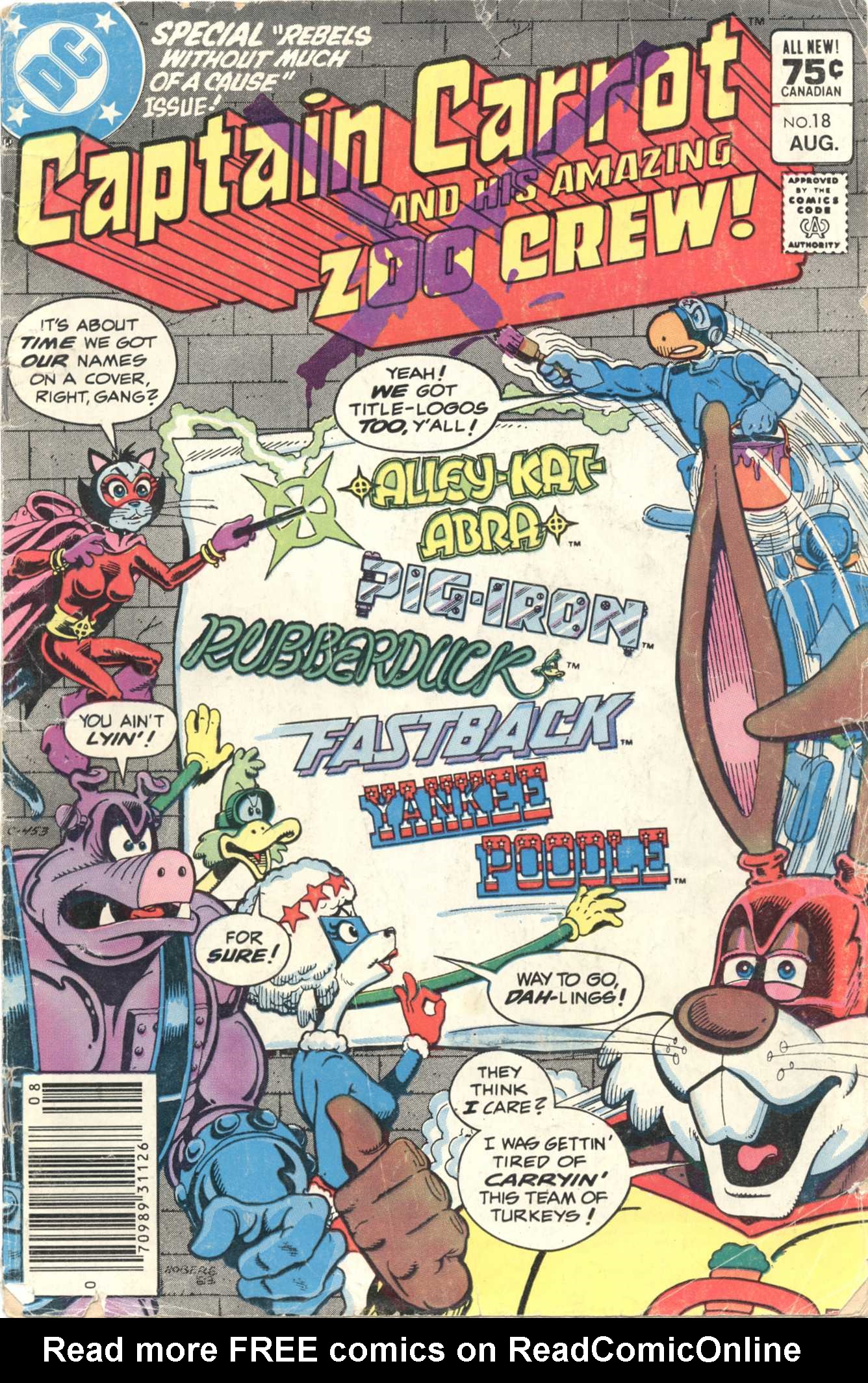 Read online Captain Carrot and His Amazing Zoo Crew! comic -  Issue #18 - 1