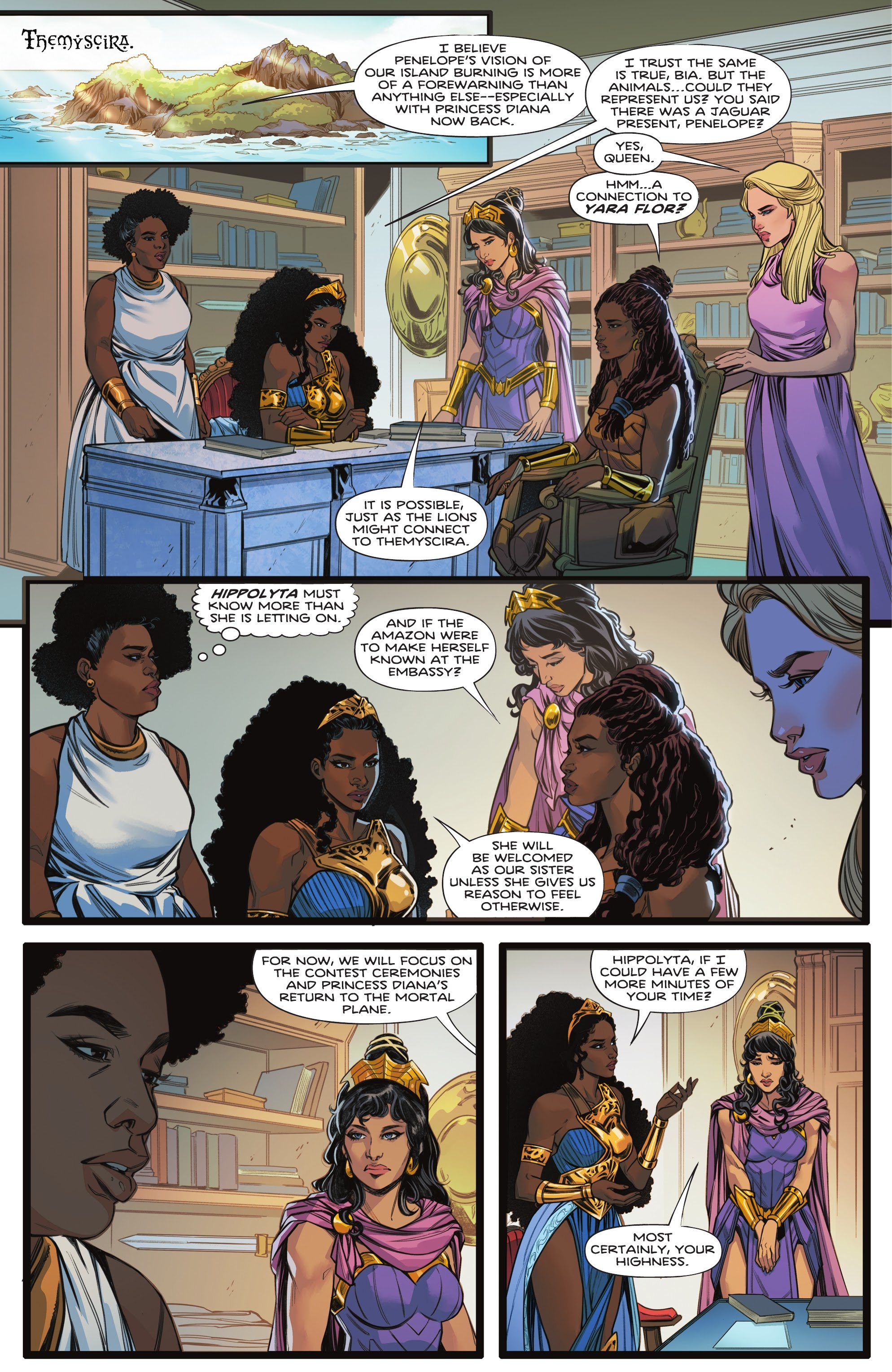 Read online Trial of the Amazons comic -  Issue #1 - 3