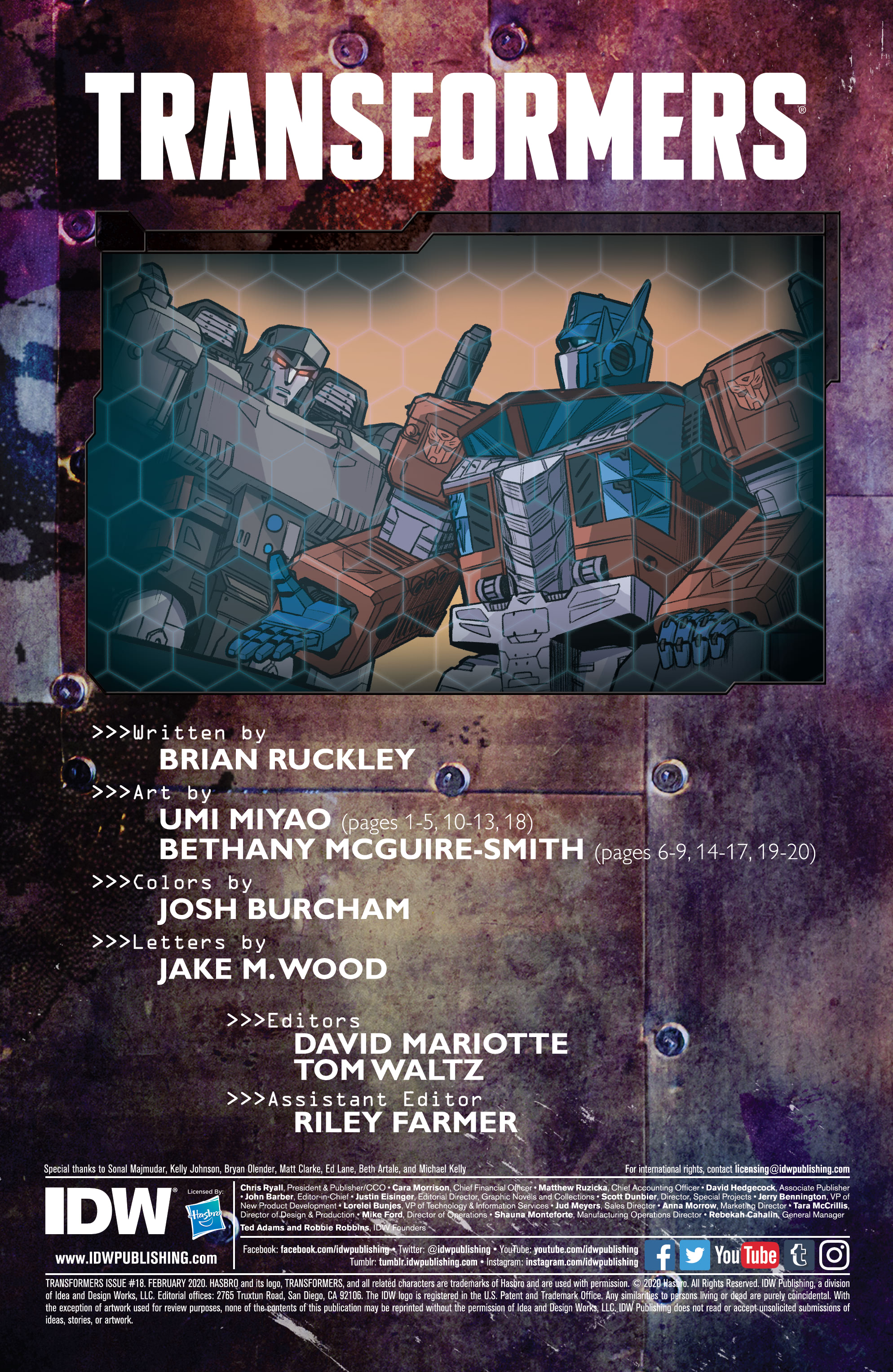 Read online Transformers (2019) comic -  Issue #18 - 2