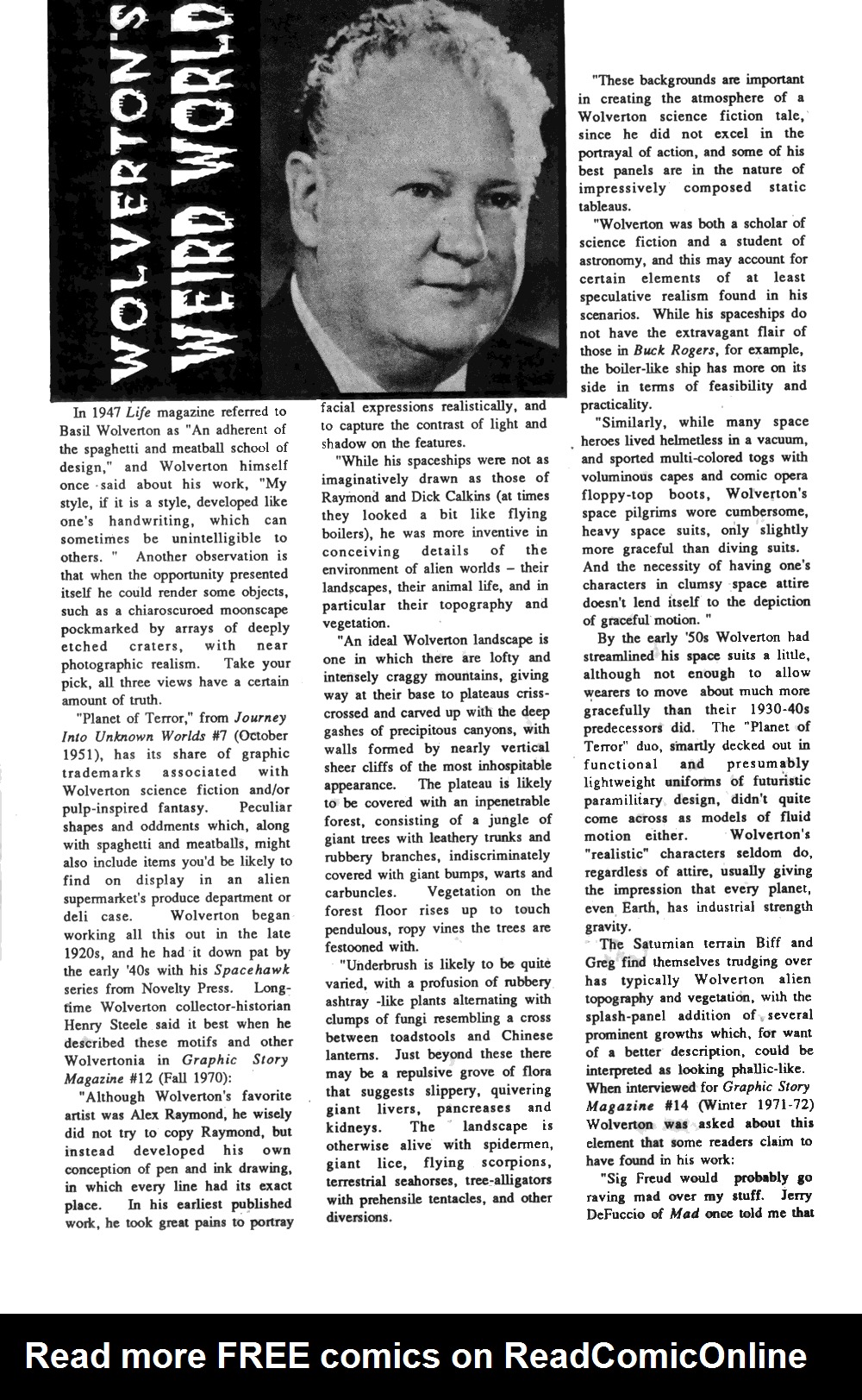 Read online Basil Wolverton's Planet of Terror comic -  Issue # Full - 15