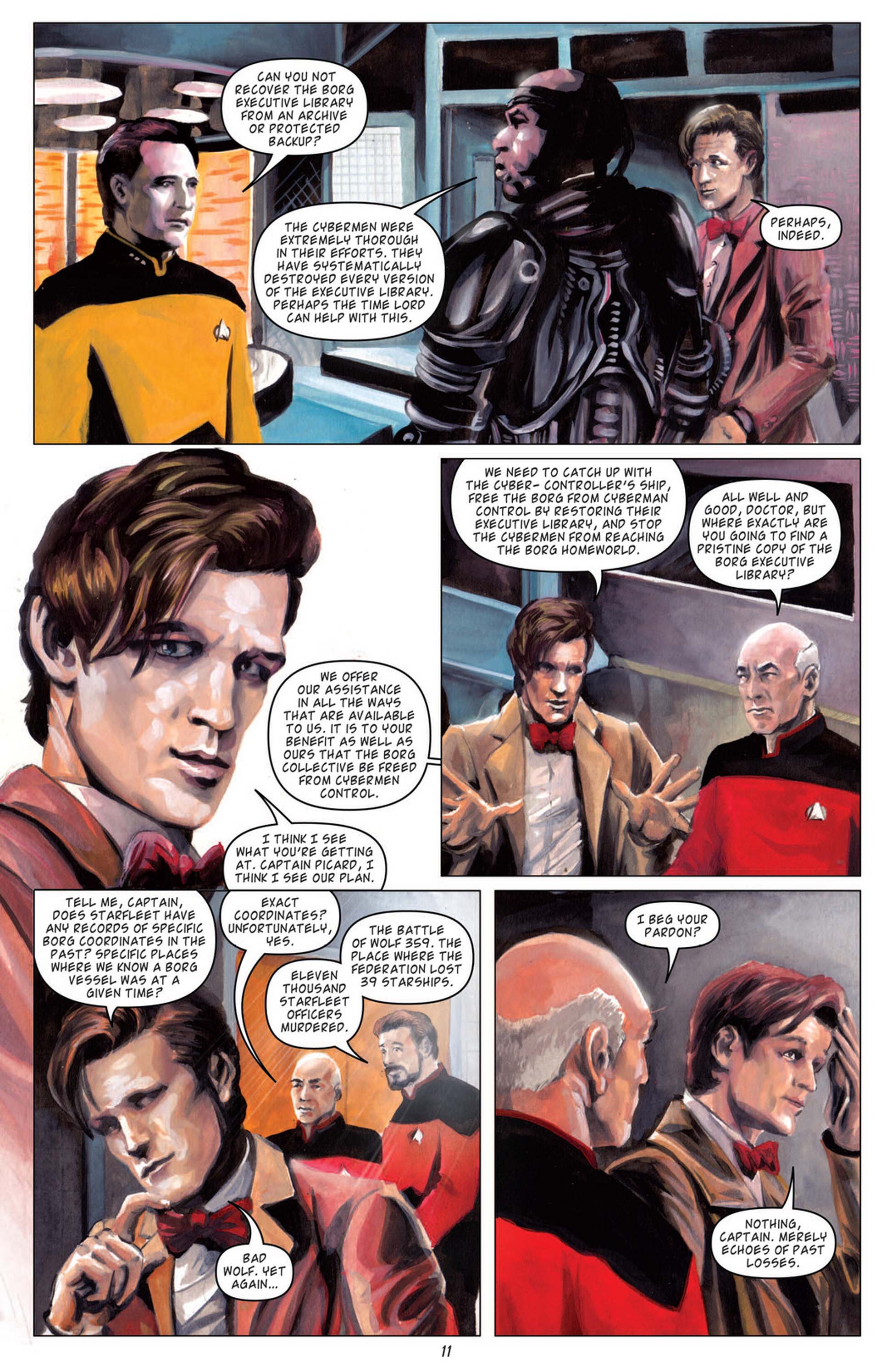 Read online Star Trek: The Next Generation/Doctor Who: Assimilation² comic -  Issue #6 - 14