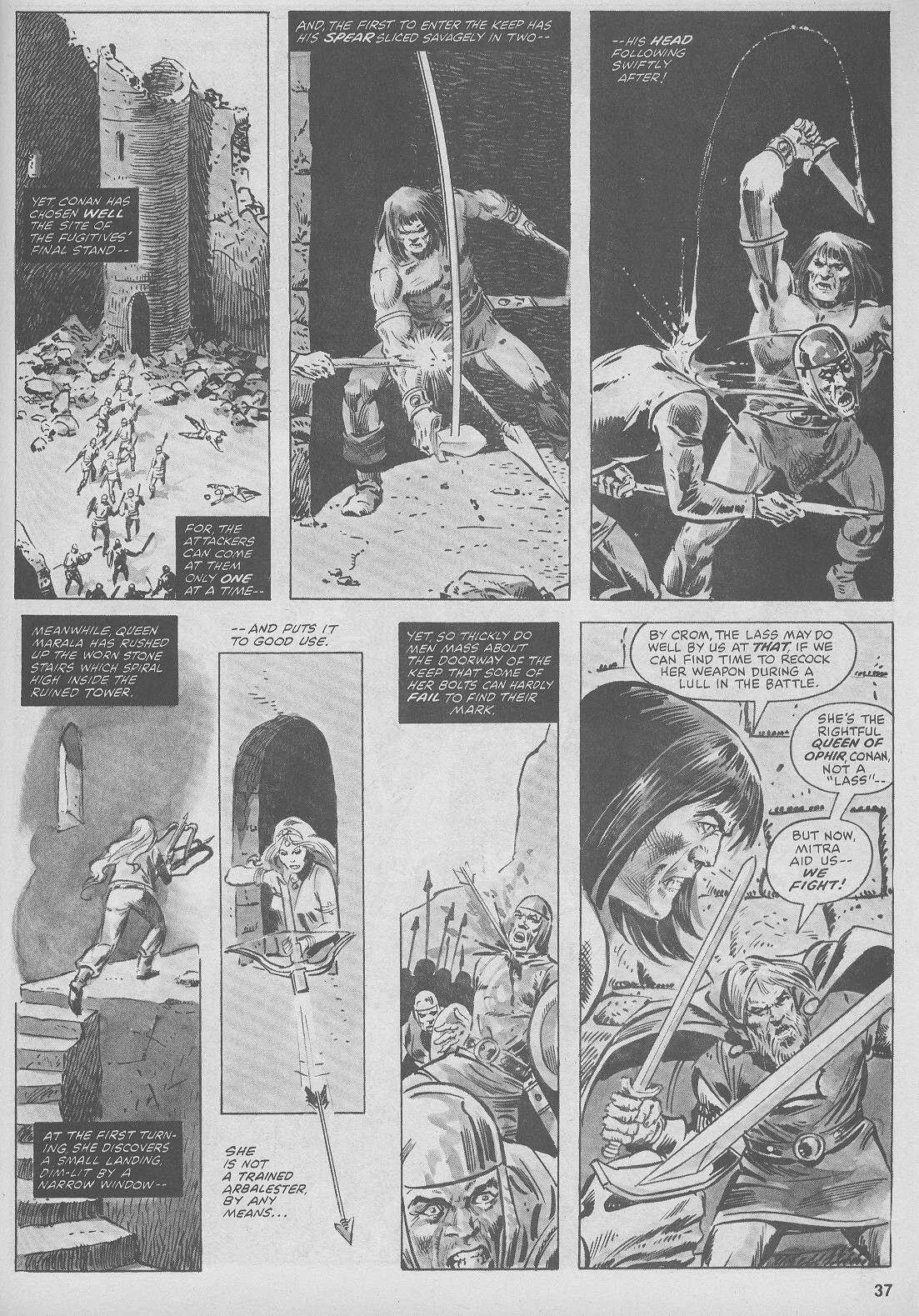 Read online The Savage Sword Of Conan comic -  Issue #44 - 37