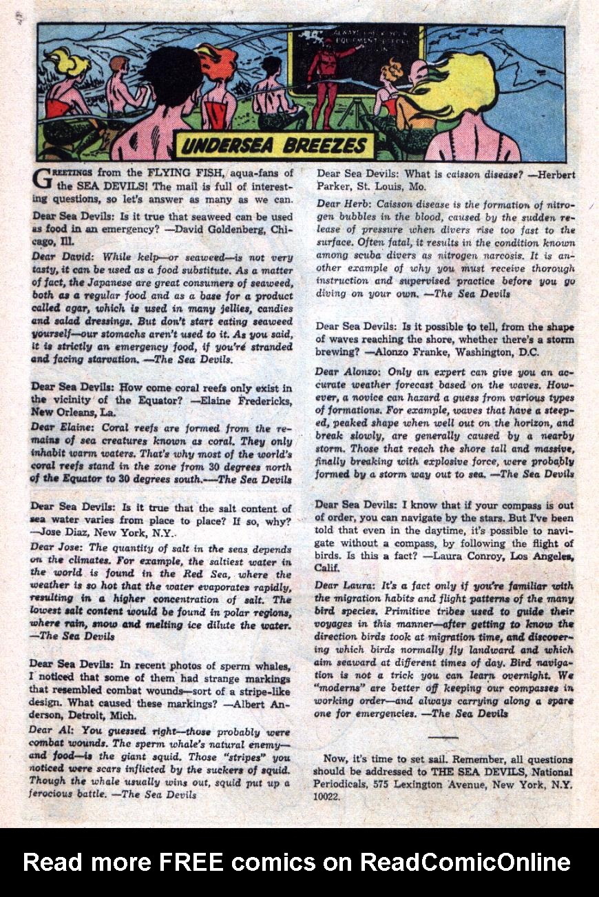 Read online Sea Devils comic -  Issue #26 - 25