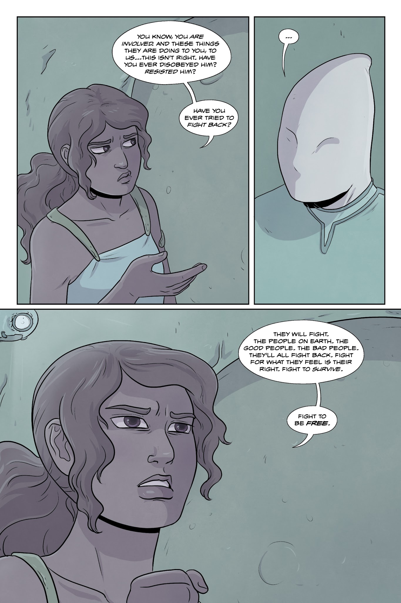 Read online Lifeformed: Cleo Makes Contact comic -  Issue # TPB - 113