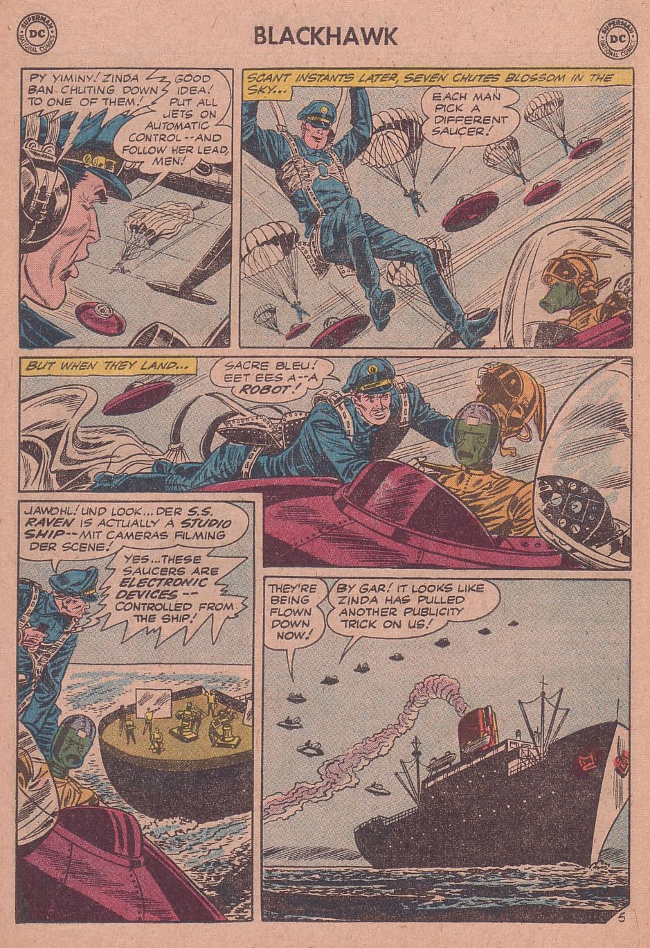 Read online Blackhawk (1957) comic -  Issue #147 - 7
