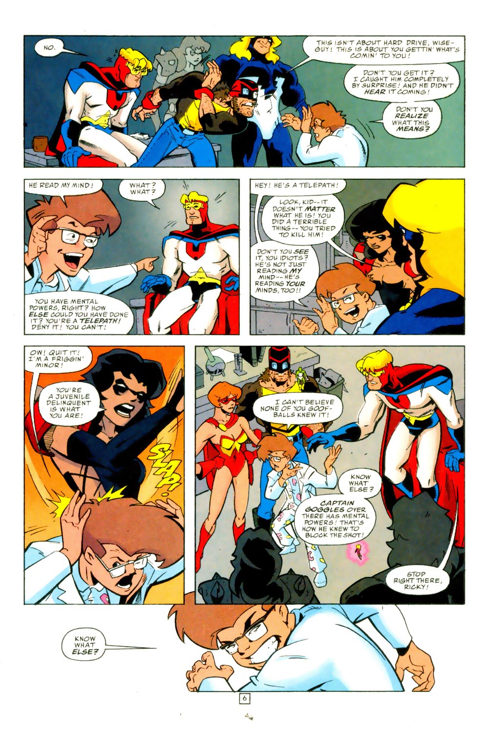 Read online Young Heroes in Love comic -  Issue #12 - 7