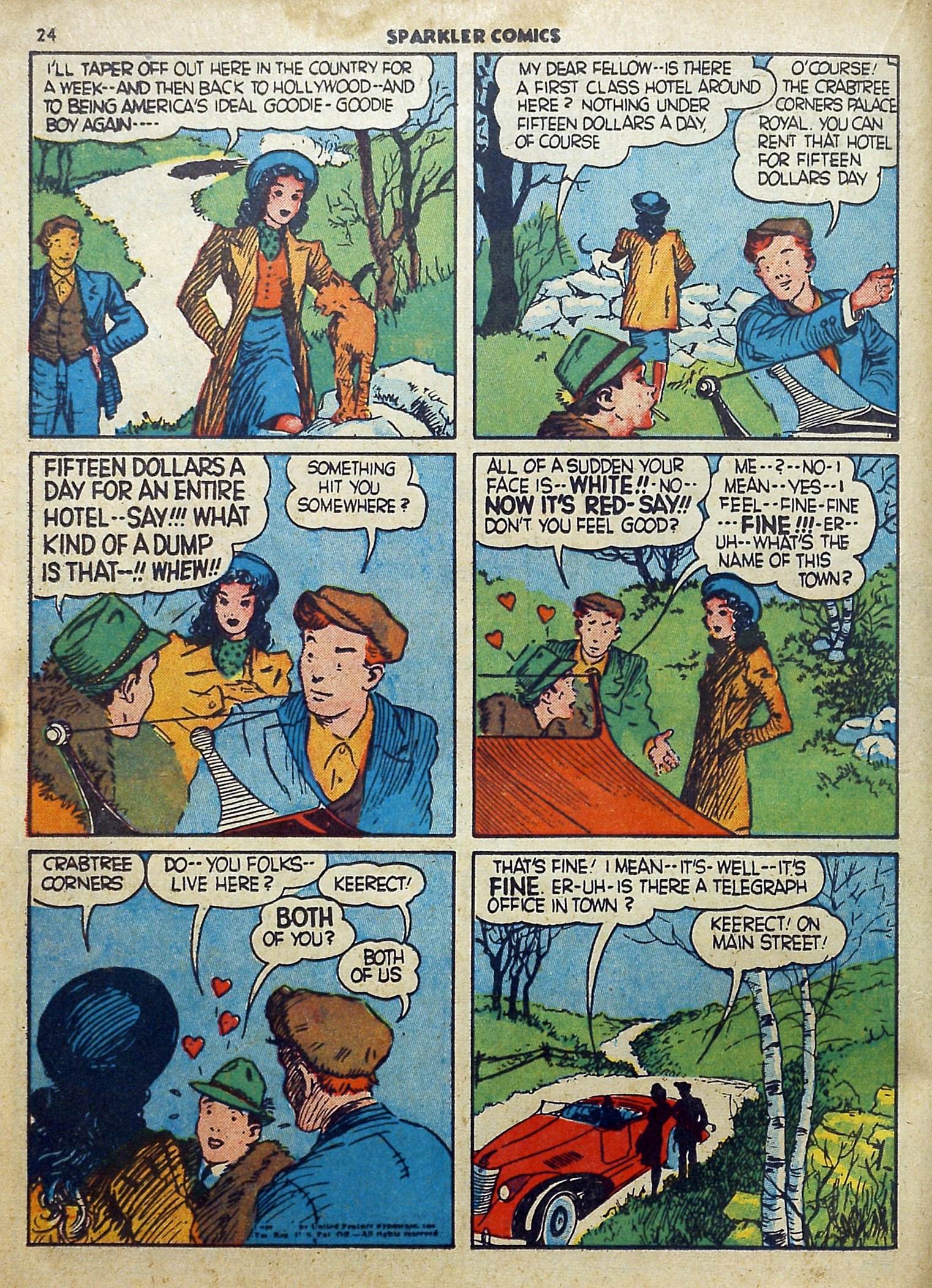 Read online Sparkler Comics comic -  Issue #2 - 20